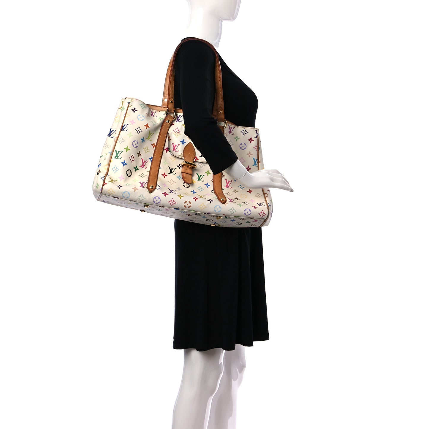 Monogram Multicolor Aurelia GM White