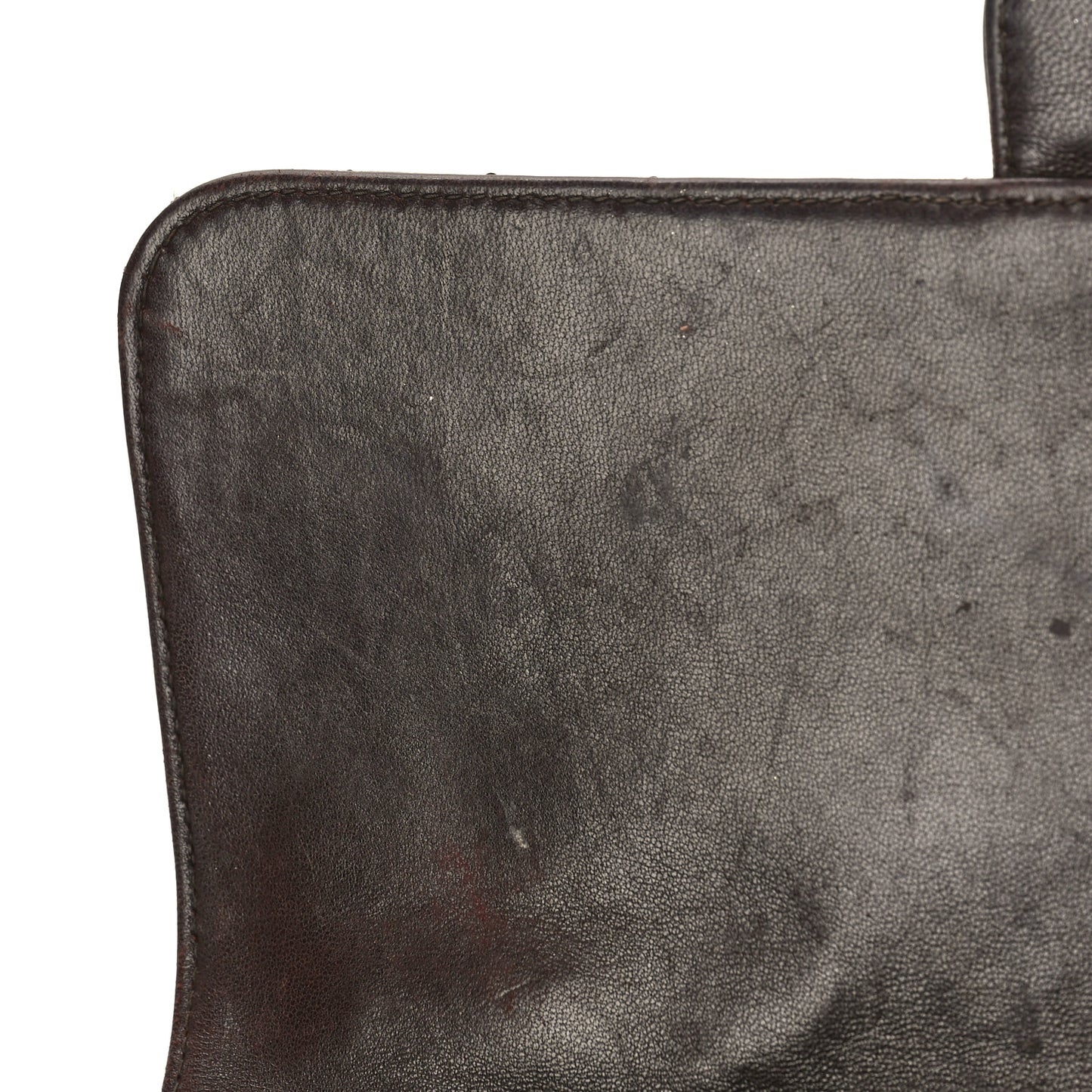 Lambskin Quilted Medium Double Sided Flap Brown