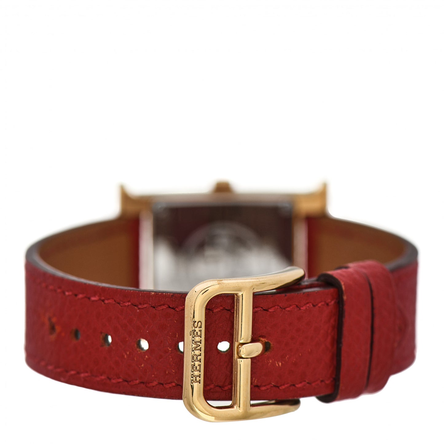 Stainless Steel Epsom 21mm Heure H Hour Quartz Watch Rouge