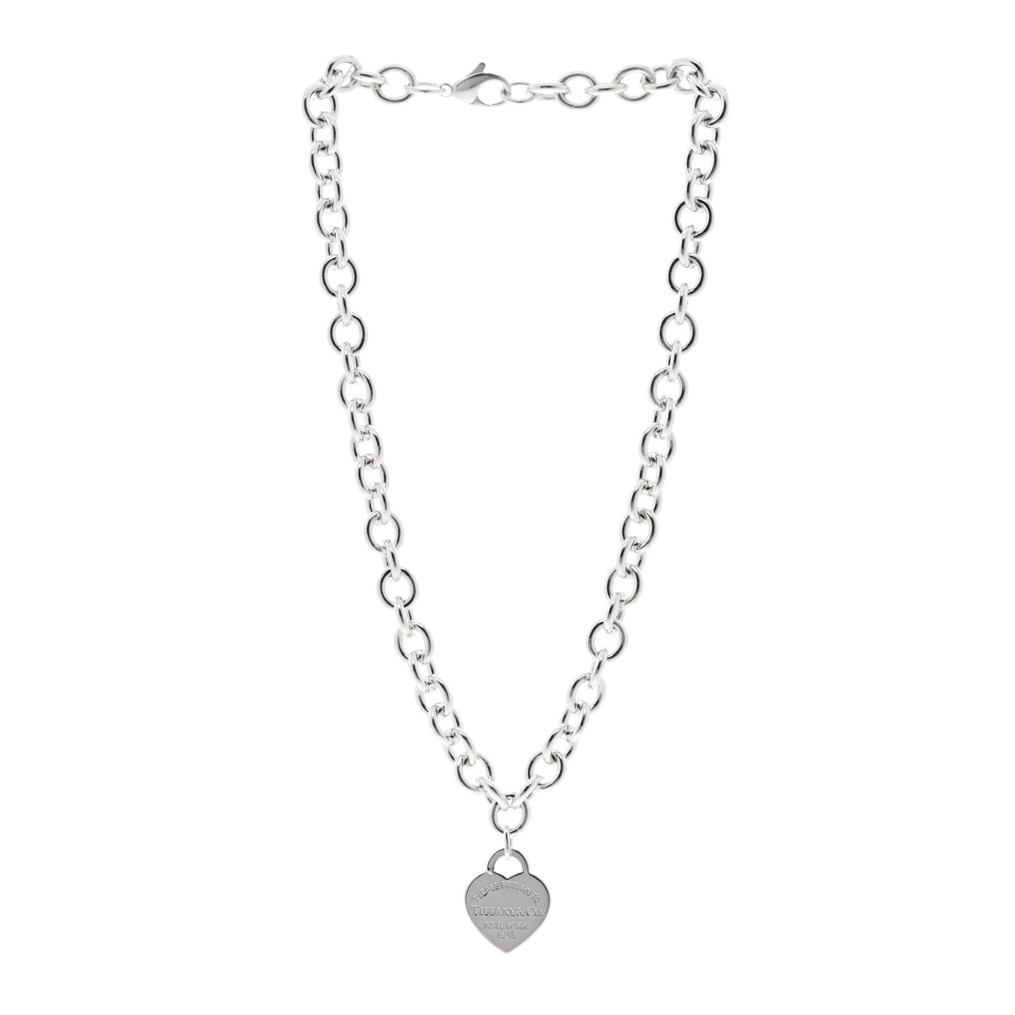 Sterling Silver Return to Tiffany Heart Tag Pendant Necklace