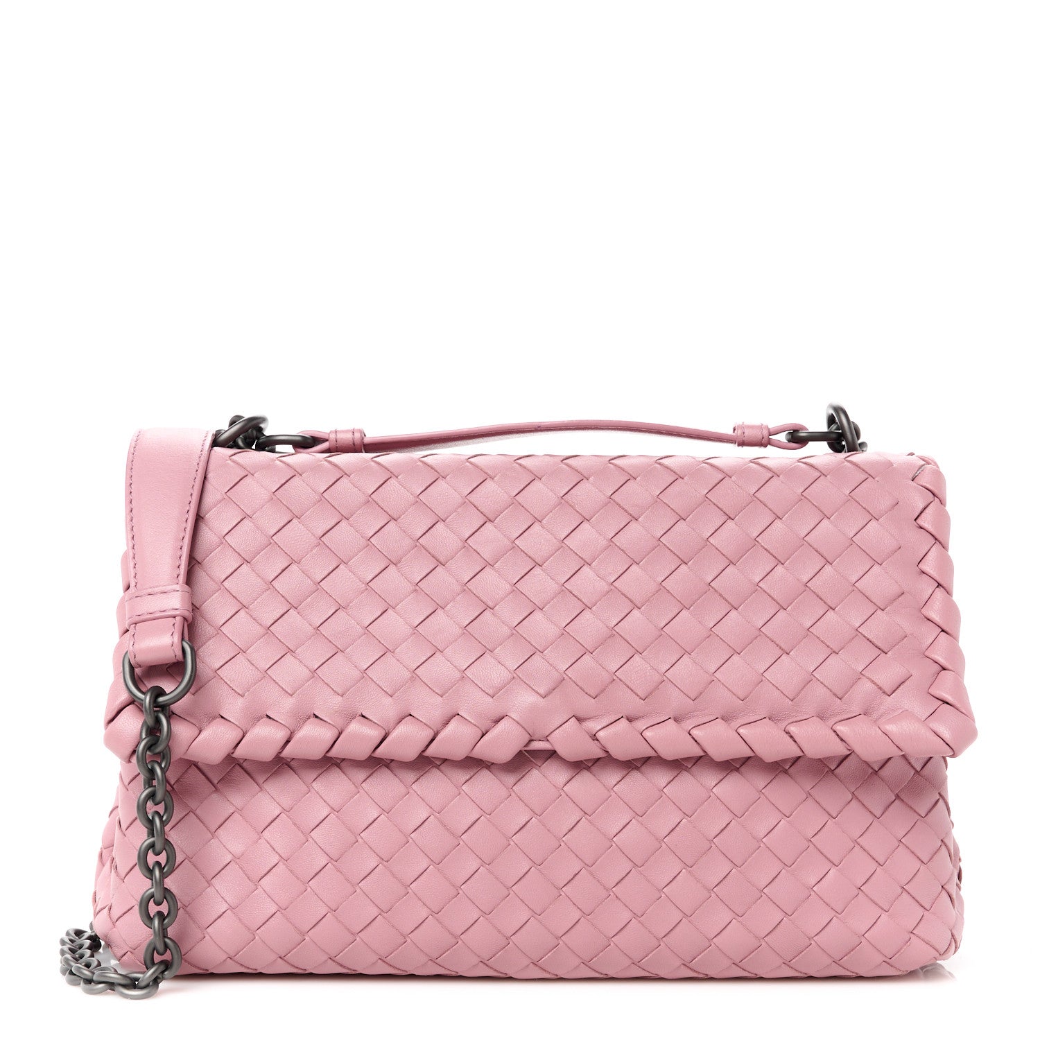 Bottega Veneta Nappa Intrecciato Small Olimpia Shoulder Bag Watteau 1 of 11