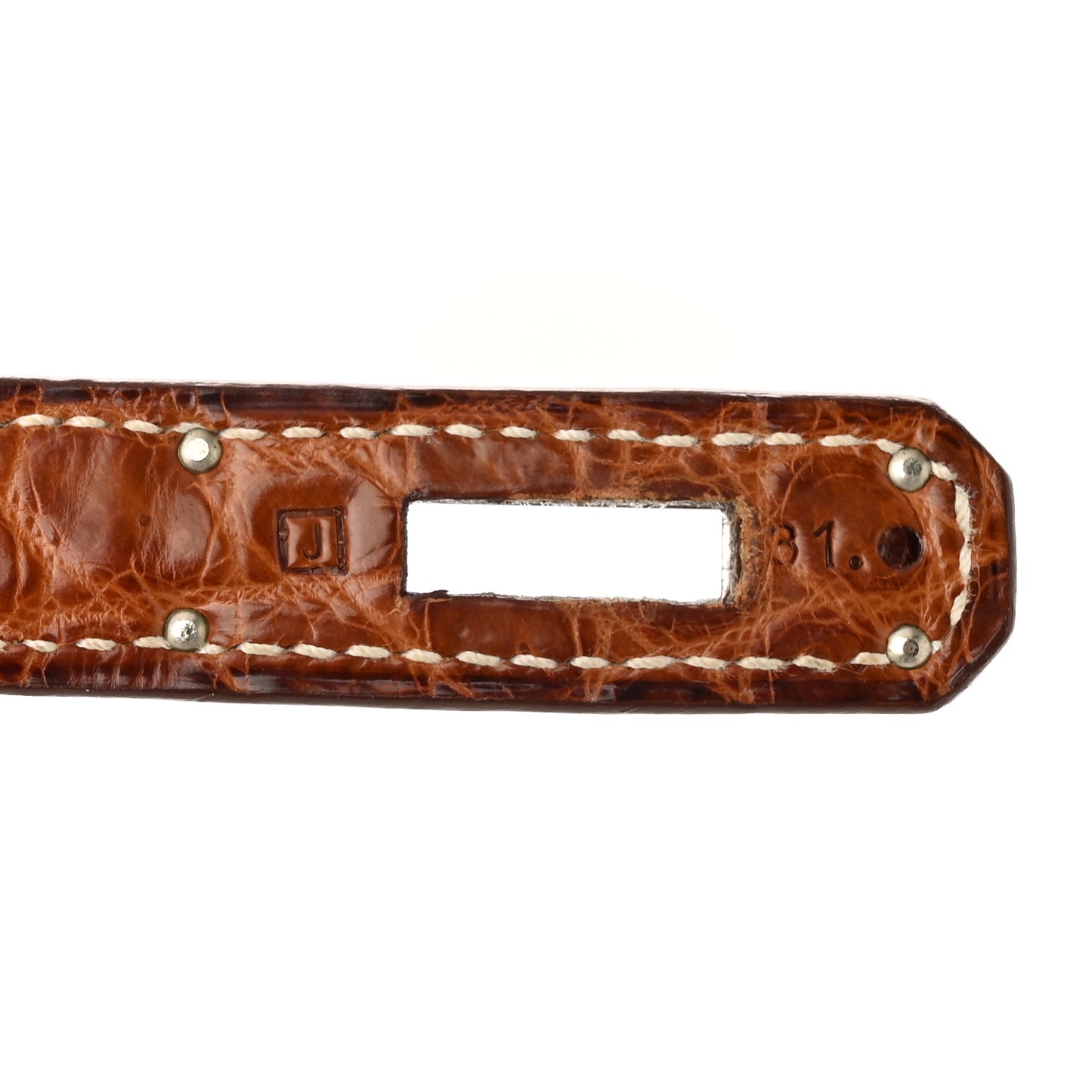 Matte Niloticus Crocodile Kelly Retourne 32 Fauve