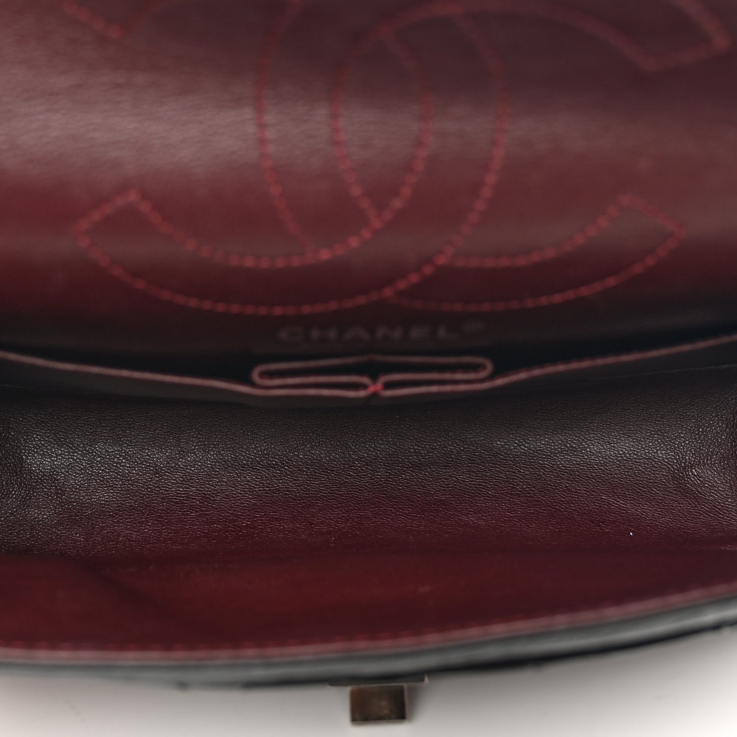 Aged Calfskin Quilted 2.55 Reissue 225 Flap Black