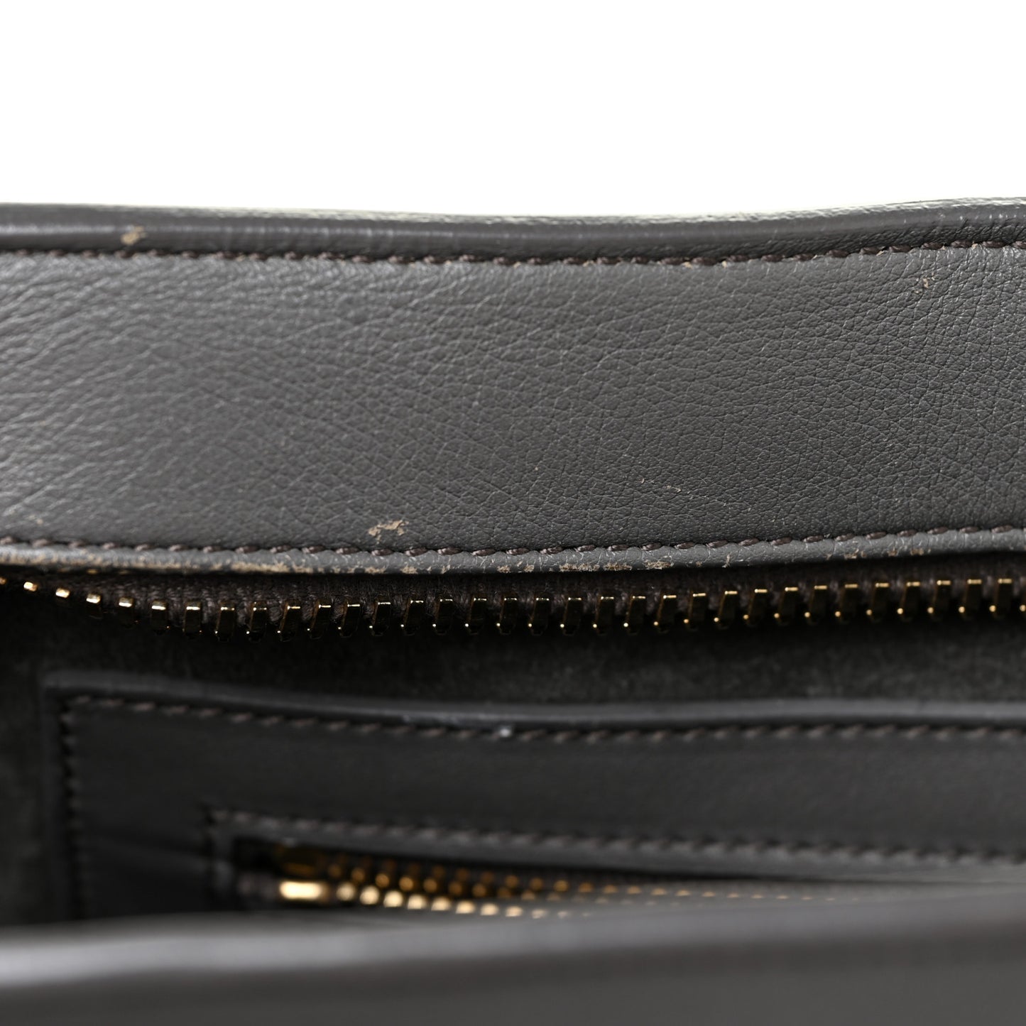 Calfskin Small Monogram Cabas Grey