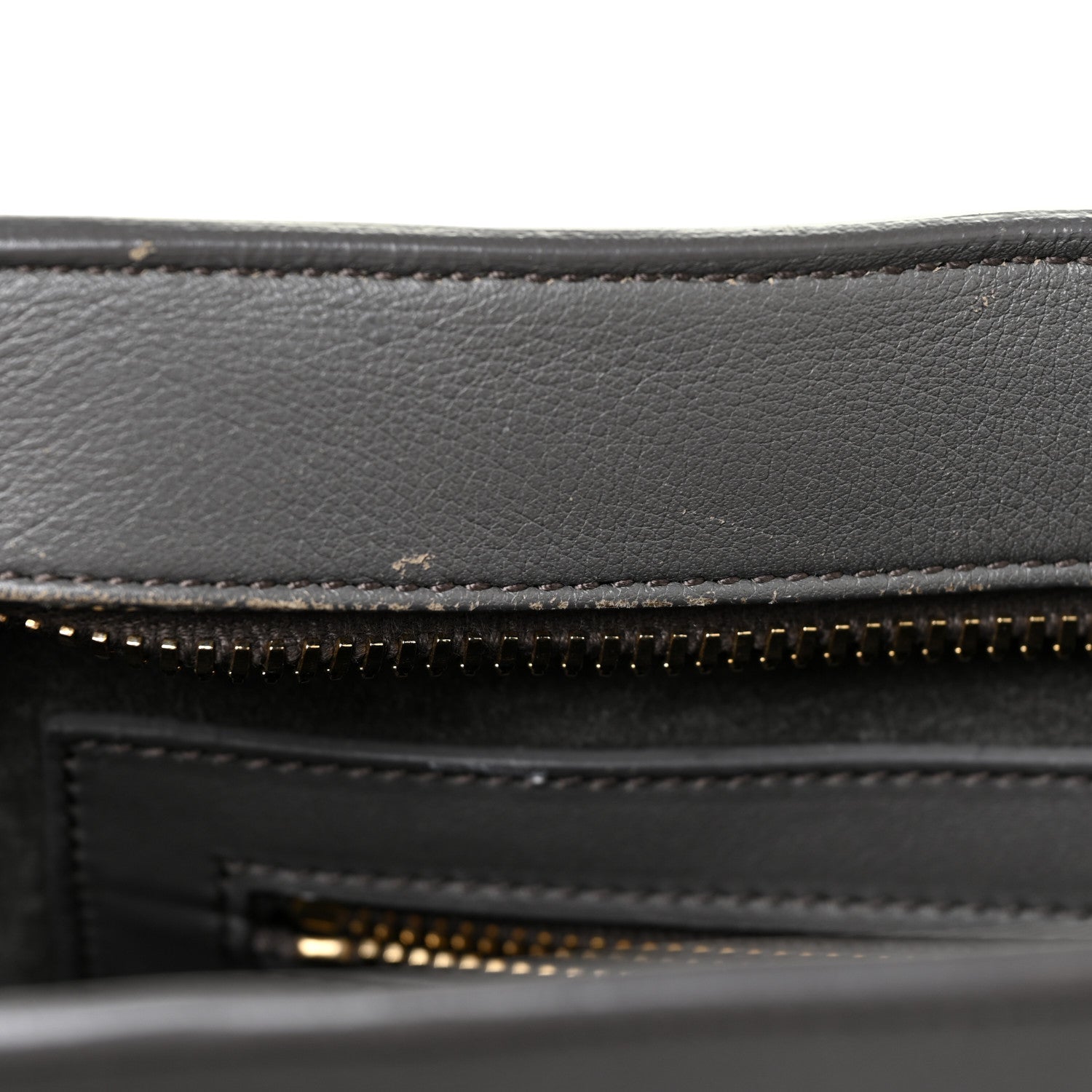 Saint Laurent Calfskin Small Monogram Cabas Grey 11 of 21