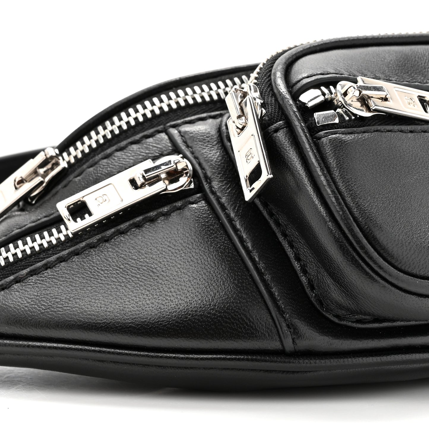 Lambskin Mini Attica Belt Bag Black