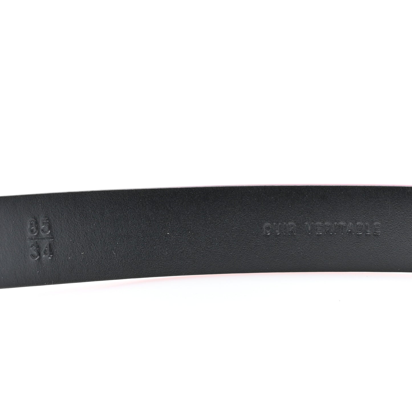 Patent CC Logo Skinny Belt 85 34 Pink