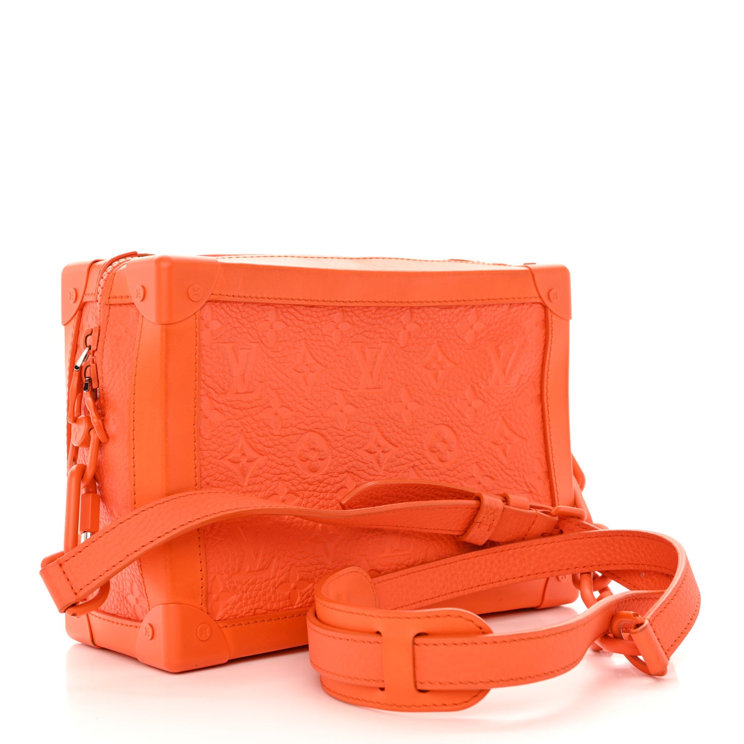 Taurillon Monogram Solar Ray Soft Trunk Orange