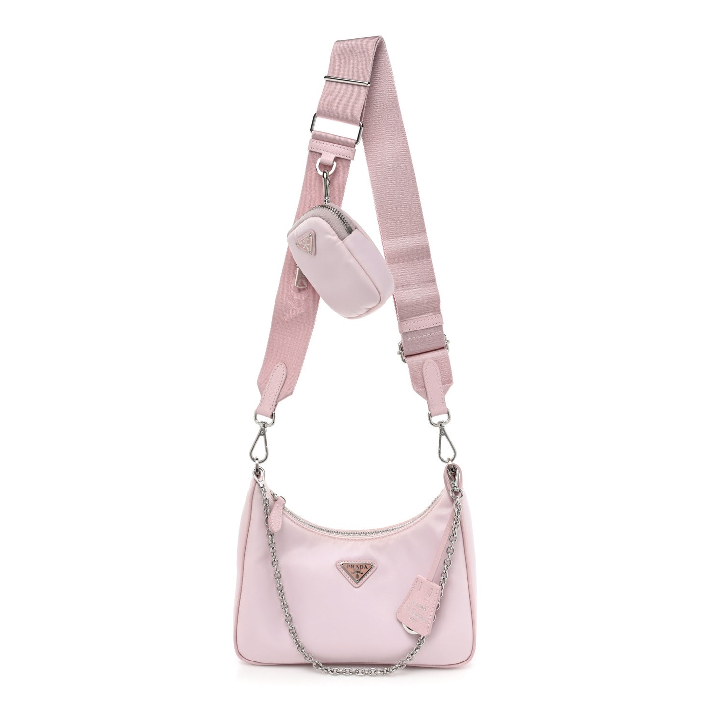 Nylon Re-Edition 2005 Shoulder Bag Alabastro