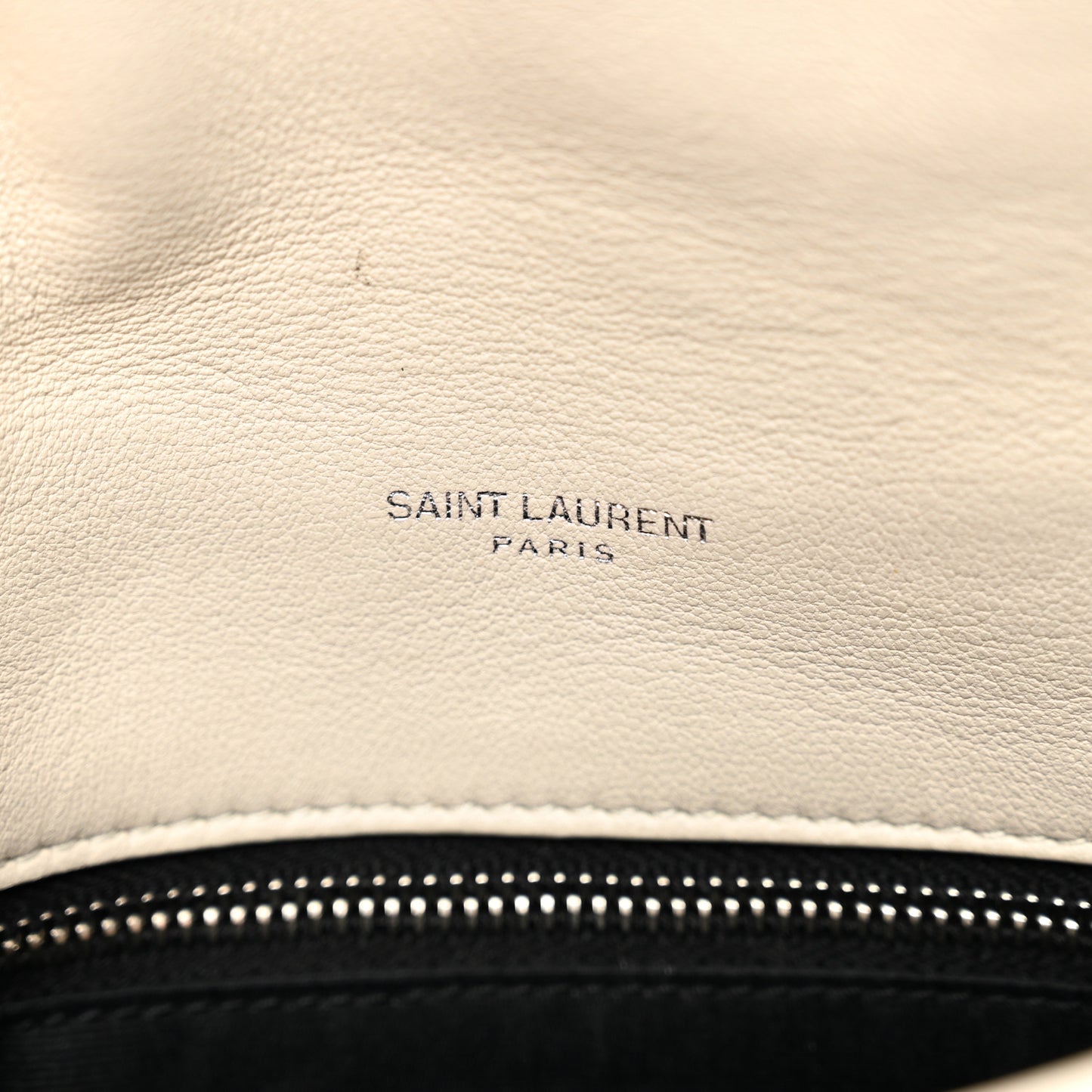 Lambskin Quilted Toy Loulou Puffer Monogram Chain Satchel Blanc Vintage