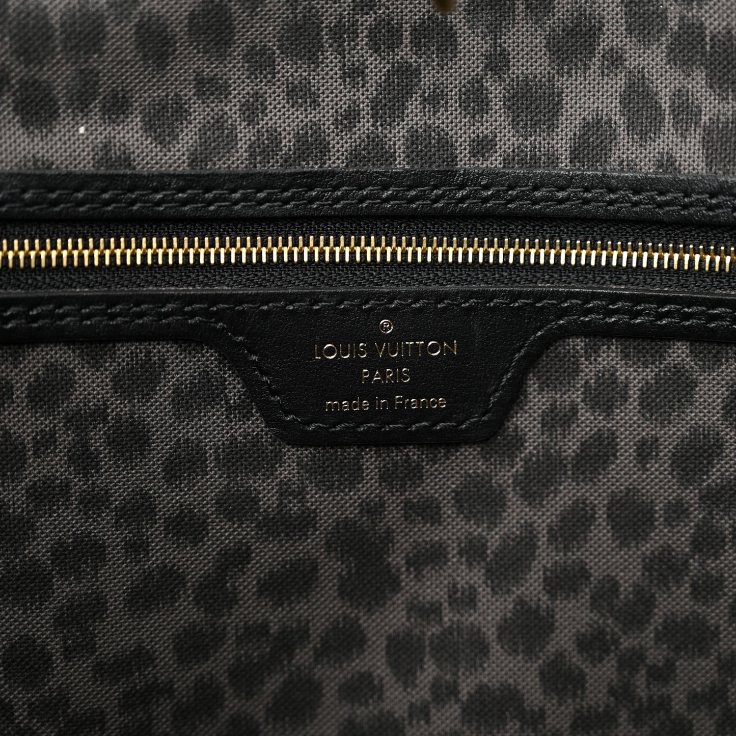 Monogram Giant Wild at Heart Neverfull MM Black