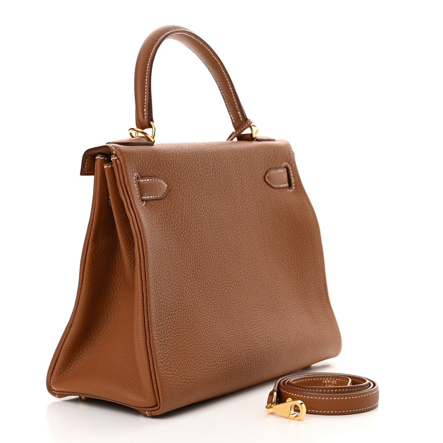 Hermes Togo Kelly Retourne 28 Gold 3 of 12