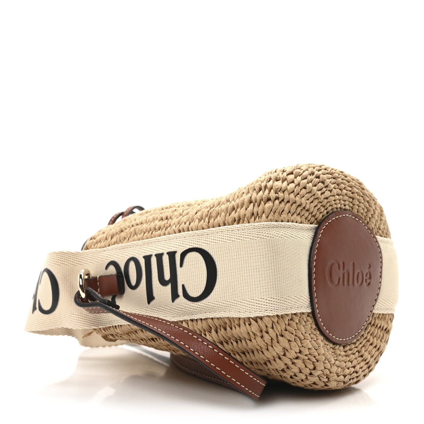 Natural Woven Fiber Small Woody Basket