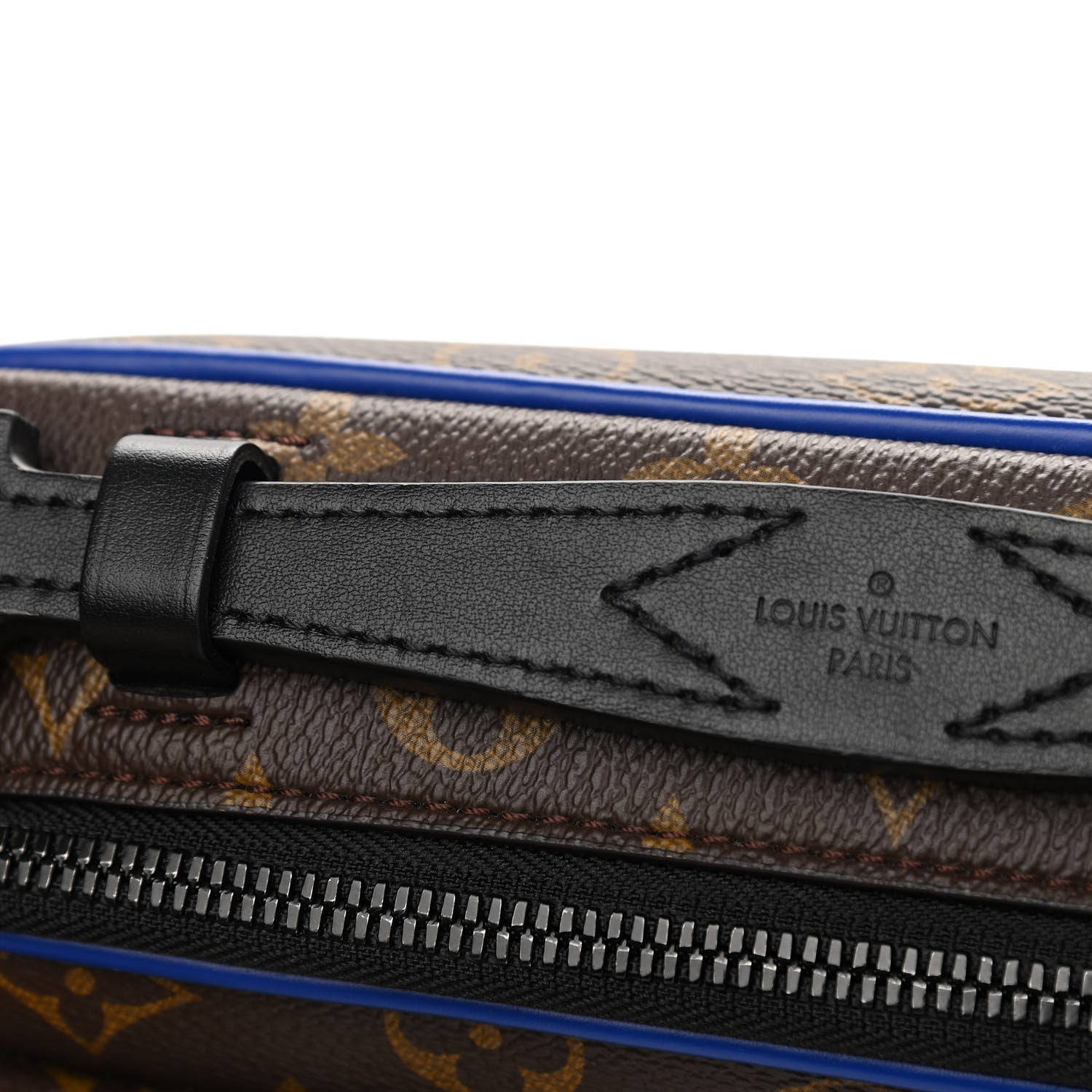 Louis Vuitton Monogram Macassar S Lock Messenger Blue 13 of 15