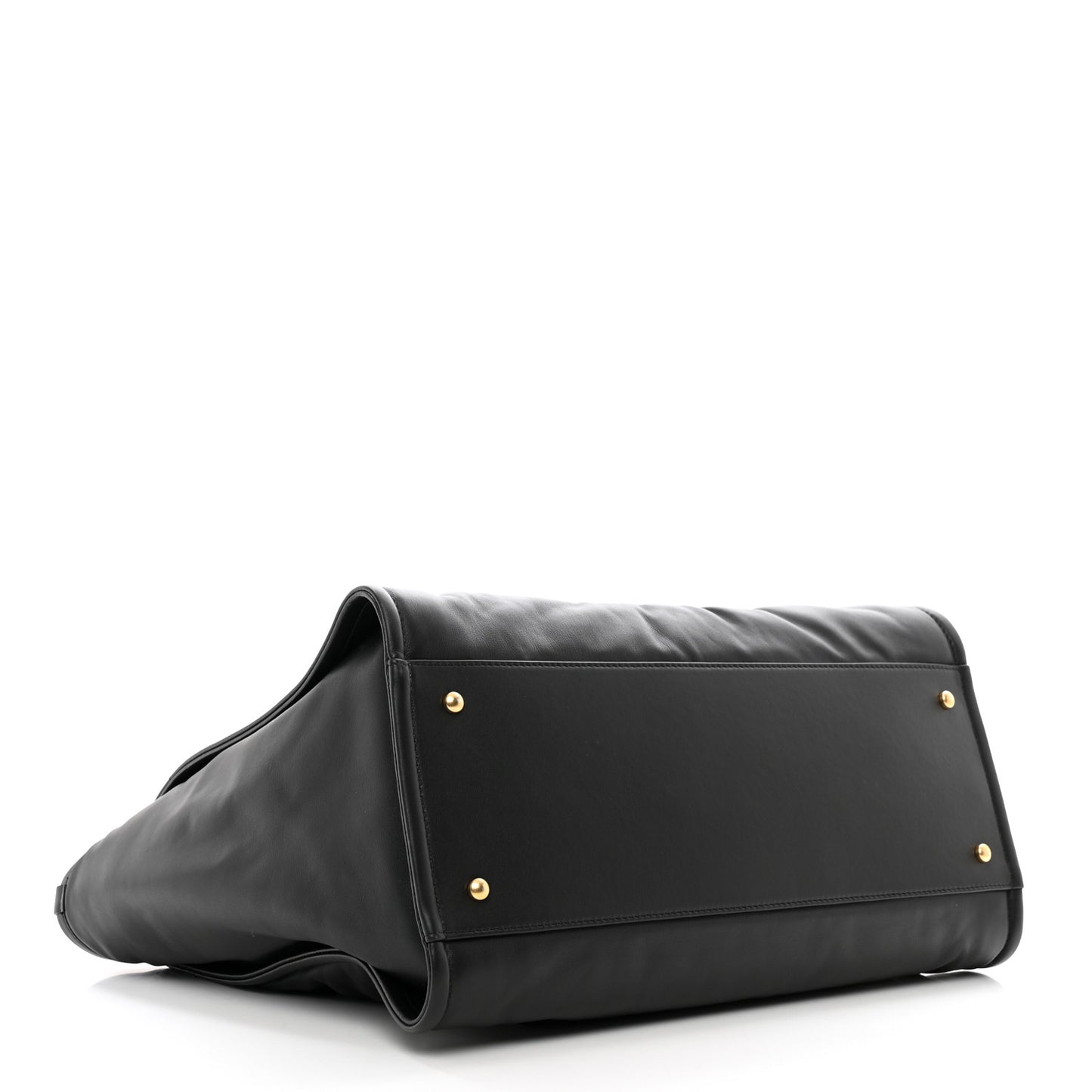 Calfskin Medium Deauville Tote Black
