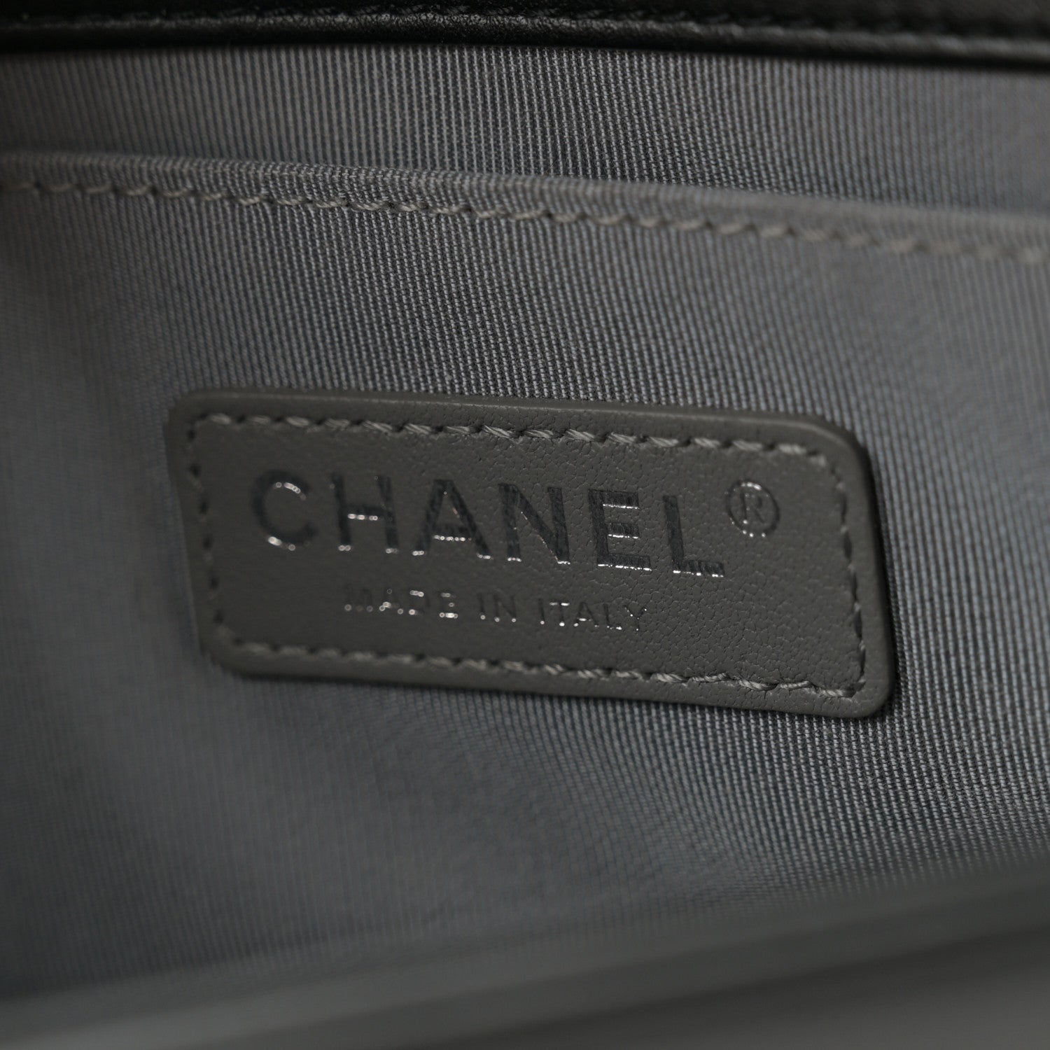 Chanel Lambskin Chevron Quilted Small Boy Flap Black 6 of 12