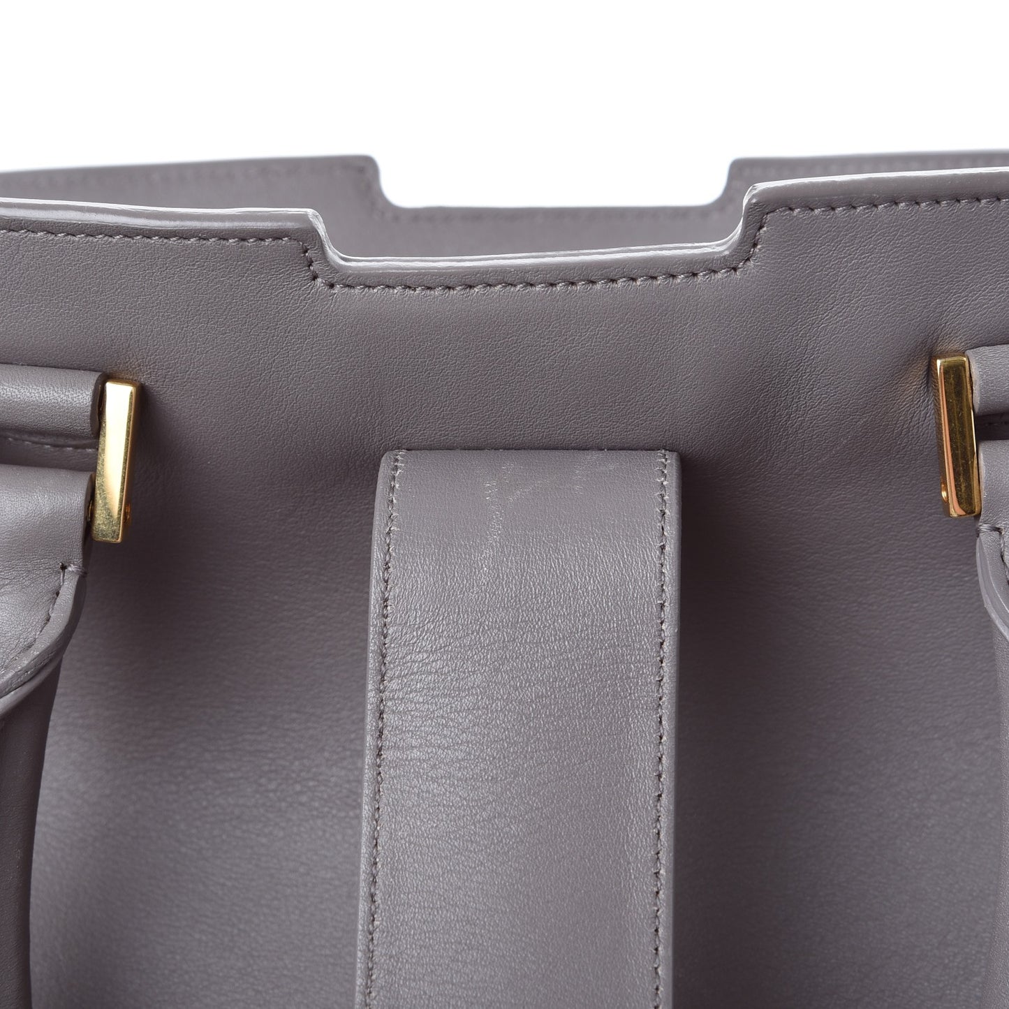 Smooth Calfskin Medium Cabas Monogram Fog