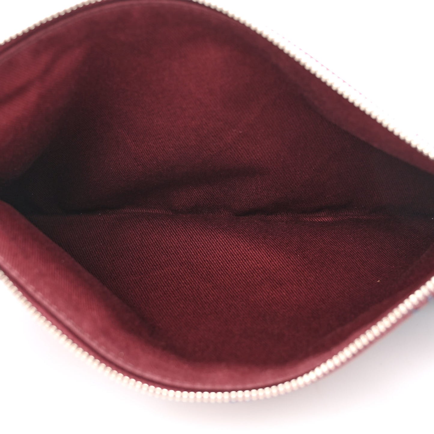 Grained Calfskin Quilted Small Daily Shopping Tote Blue