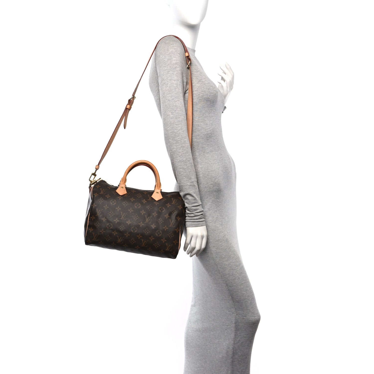 Louis Vuitton Monogram Speedy Bandouliere 30 2 of 12