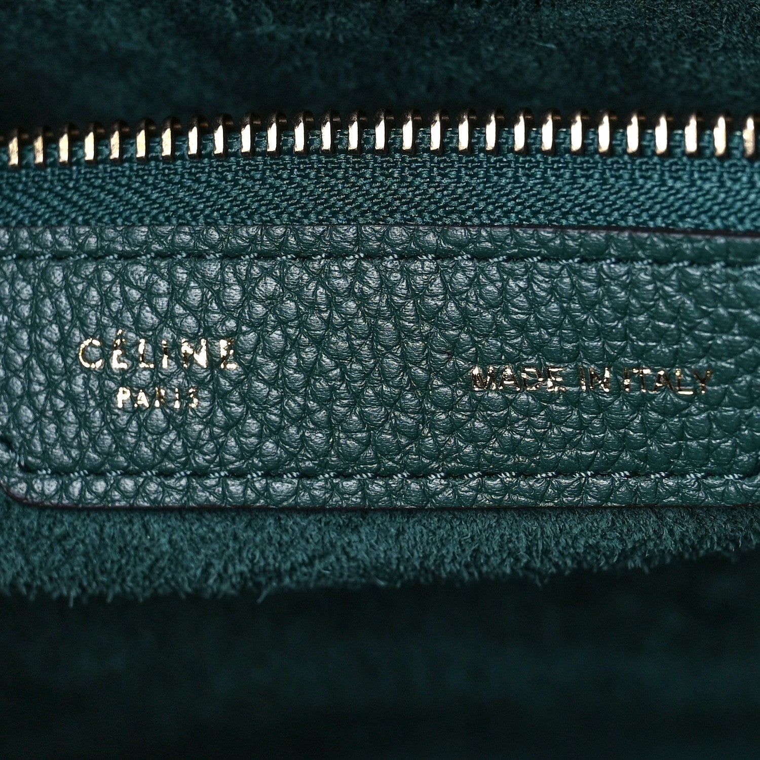 Celine Drummed Calfskin Mini Luggage Amazone 5 of 8