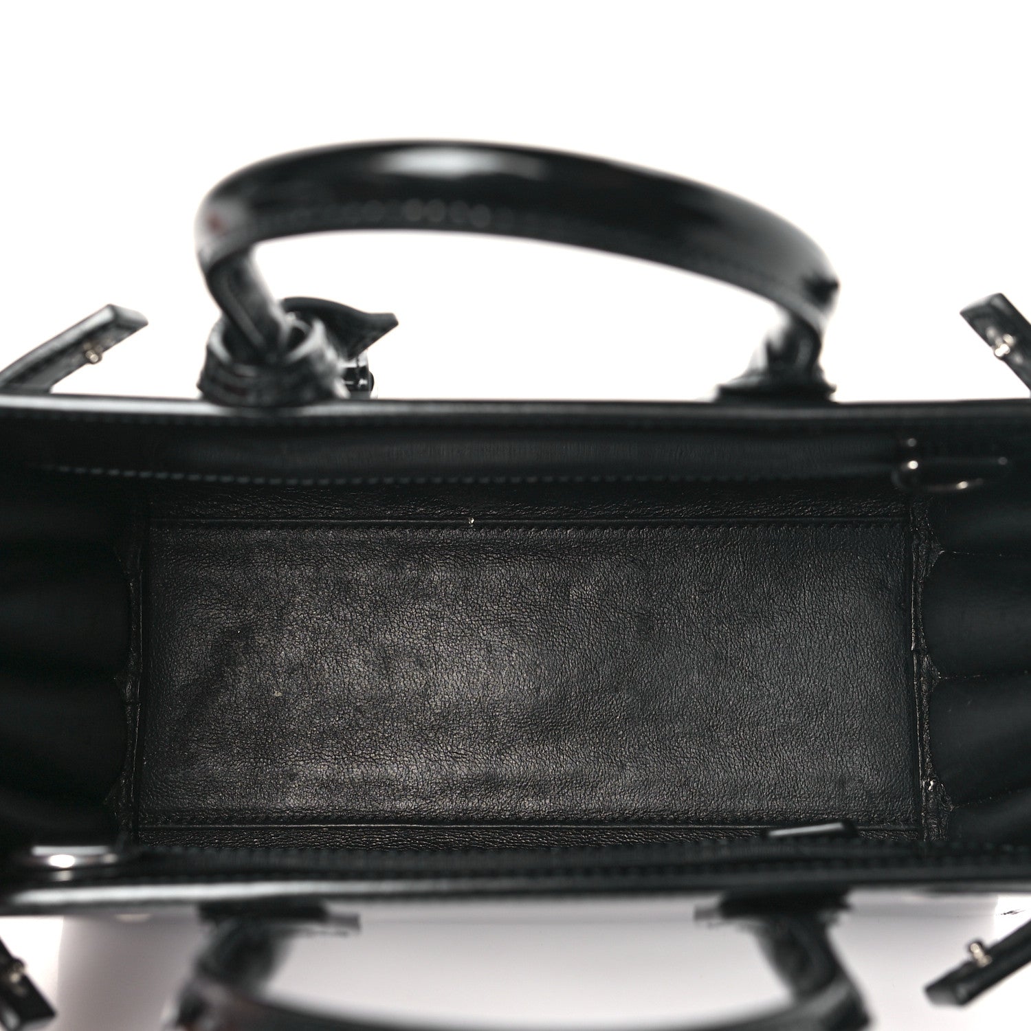 Saint Laurent Patent Nano Sac de Jour Black 5 of 11
