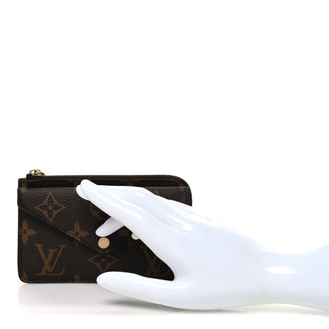 Monogram Recto Verso Card Holder Black