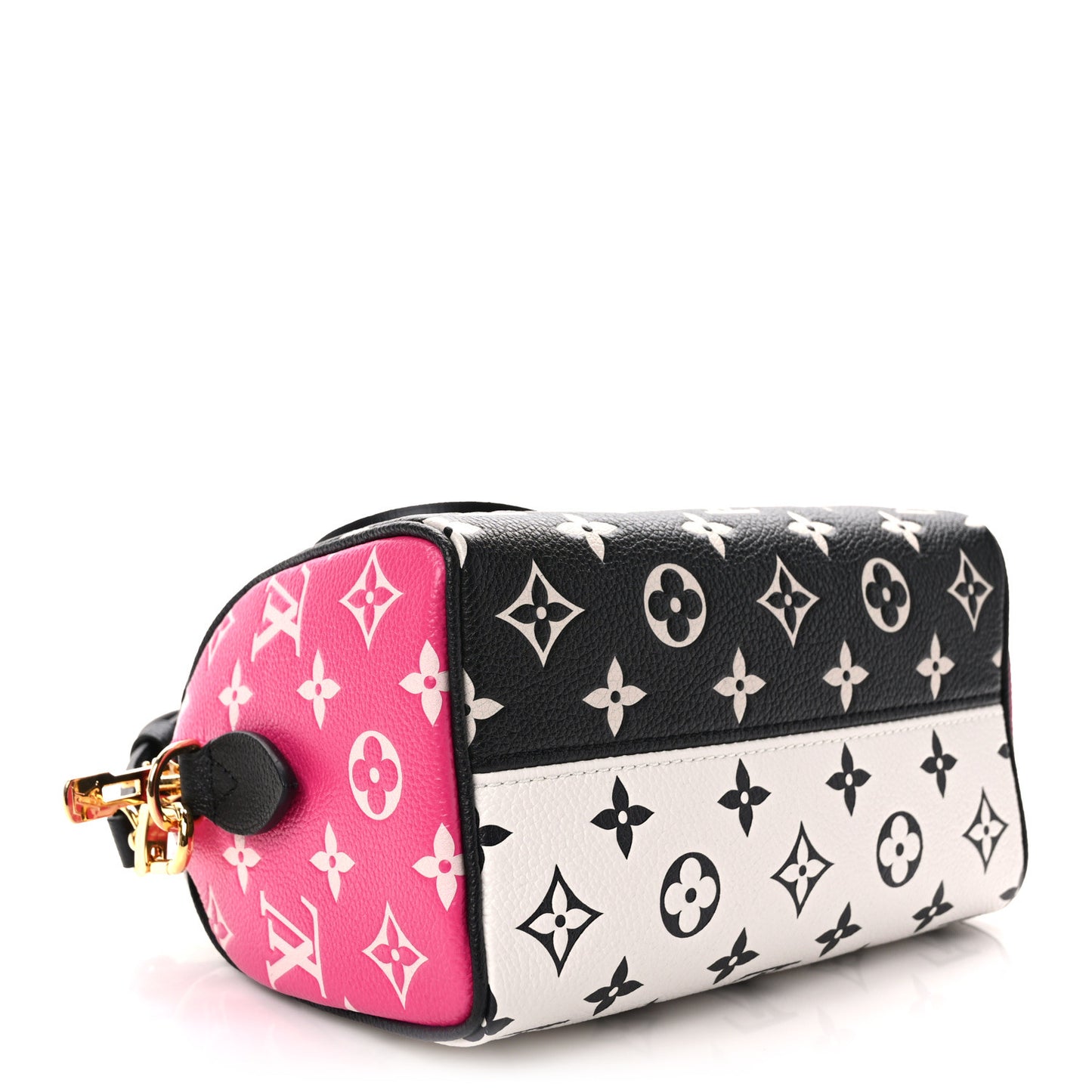 Empreinte Monogram Spring in the City Speedy Bandouliere 20 Black White Pink