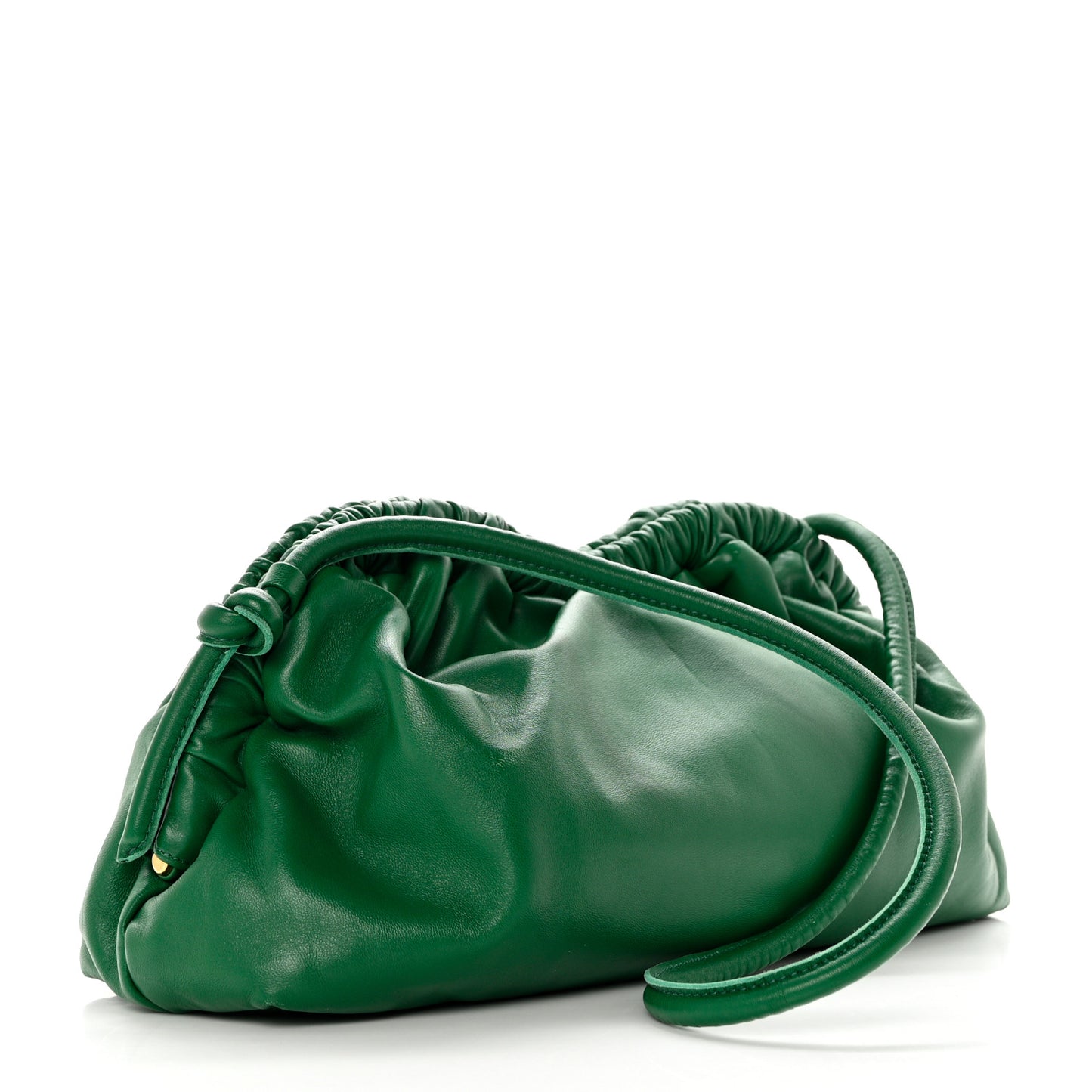 Lambskin Cloud Clutch Leaf