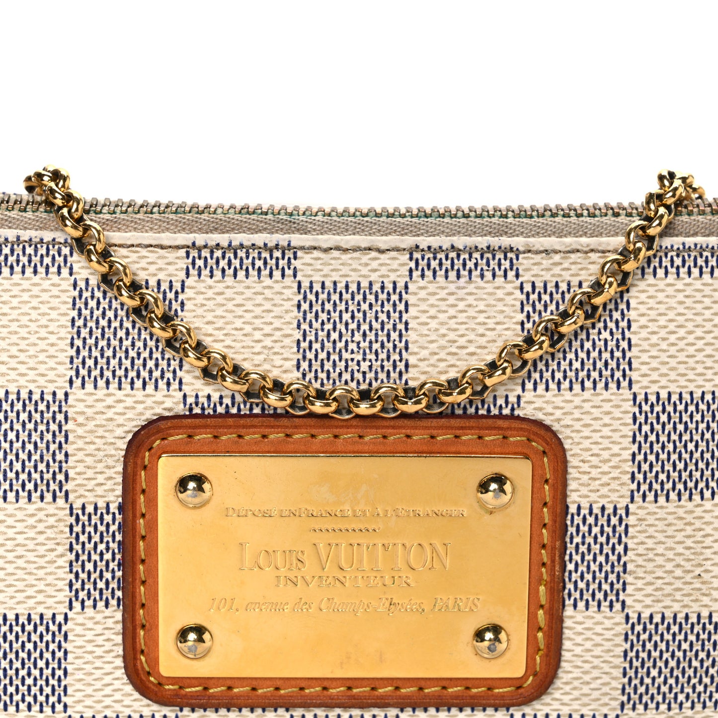 Damier Azur Eva Clutch
