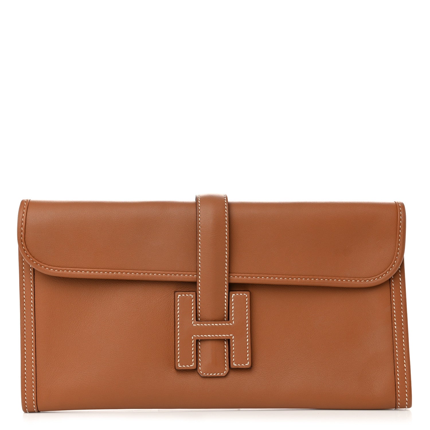 Hermes Swift Jige Elan 29 Clutch Gold 1 of 11