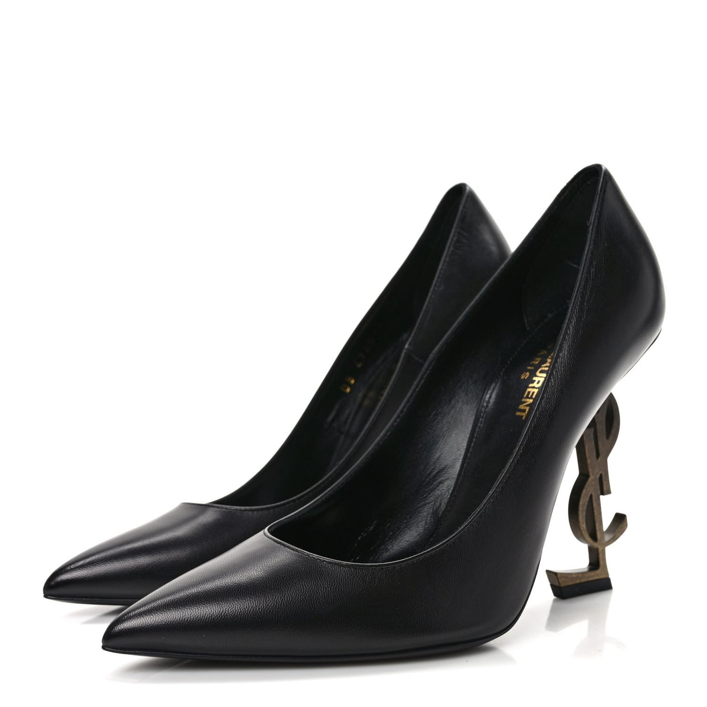 Calfskin Opyum 100 Pumps 38 Black