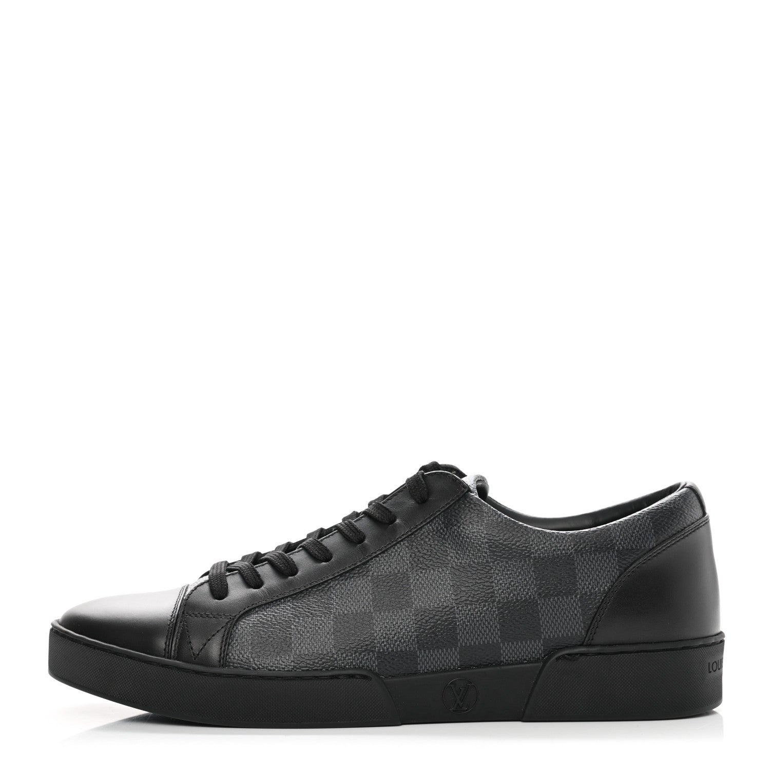 Louis Vuitton Calfskin Damier Graphite Match Up Sneakers 6.5 1 of 9