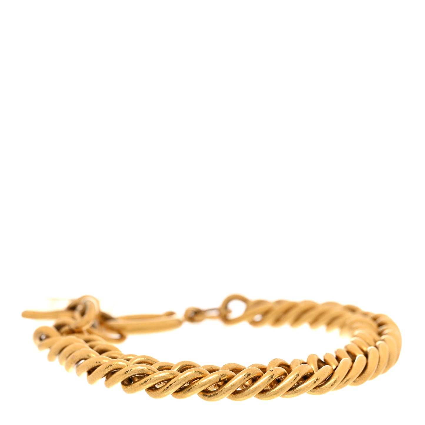 Metal 31 Rue Cambon Paris ID Chain Bracelet Gold