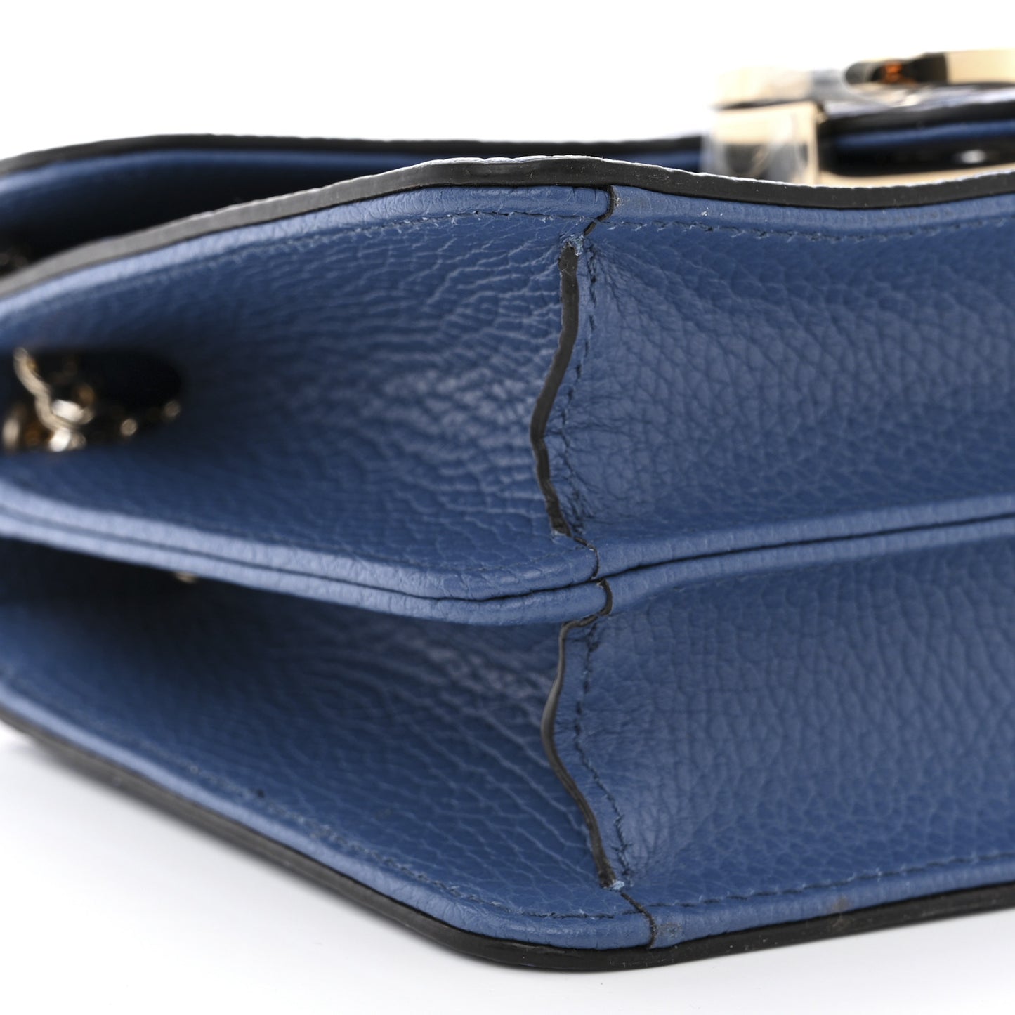 Dollar Calfskin Small Interlocking G Shoulder Bag Caspian