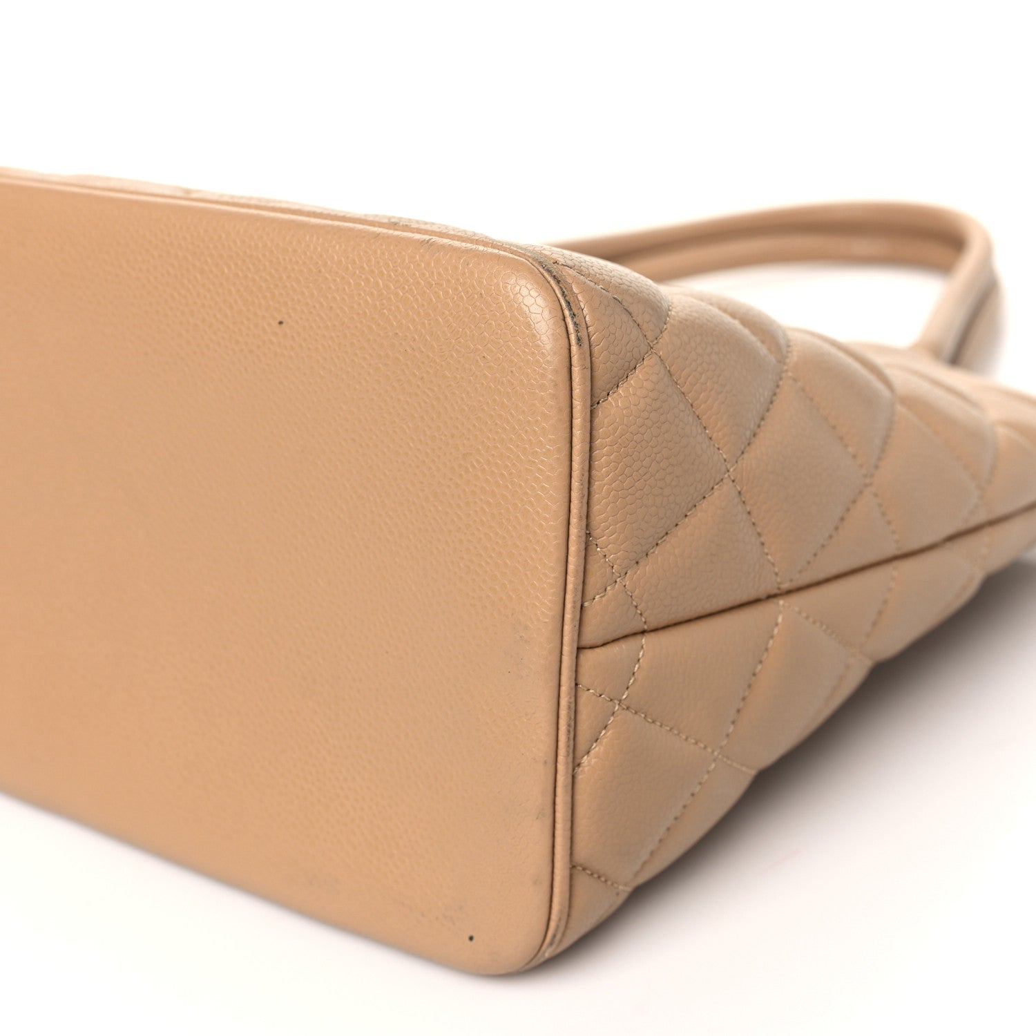 Chanel Caviar Quilted Medallion Tote Beige 10 of 10