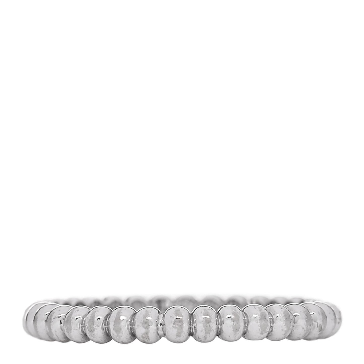18K White Gold Small Perlee Ring 48 4.5