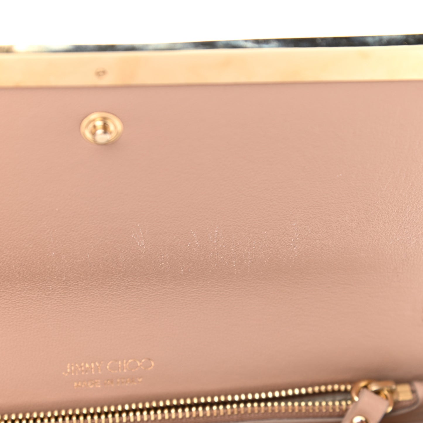 Glitter Milla Wallet on Chain Natural