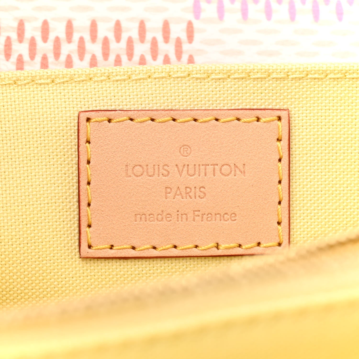 Louis Vuitton LOUIS VUITTON Damier Giant Pochette Metis East West Peach 6 of 10