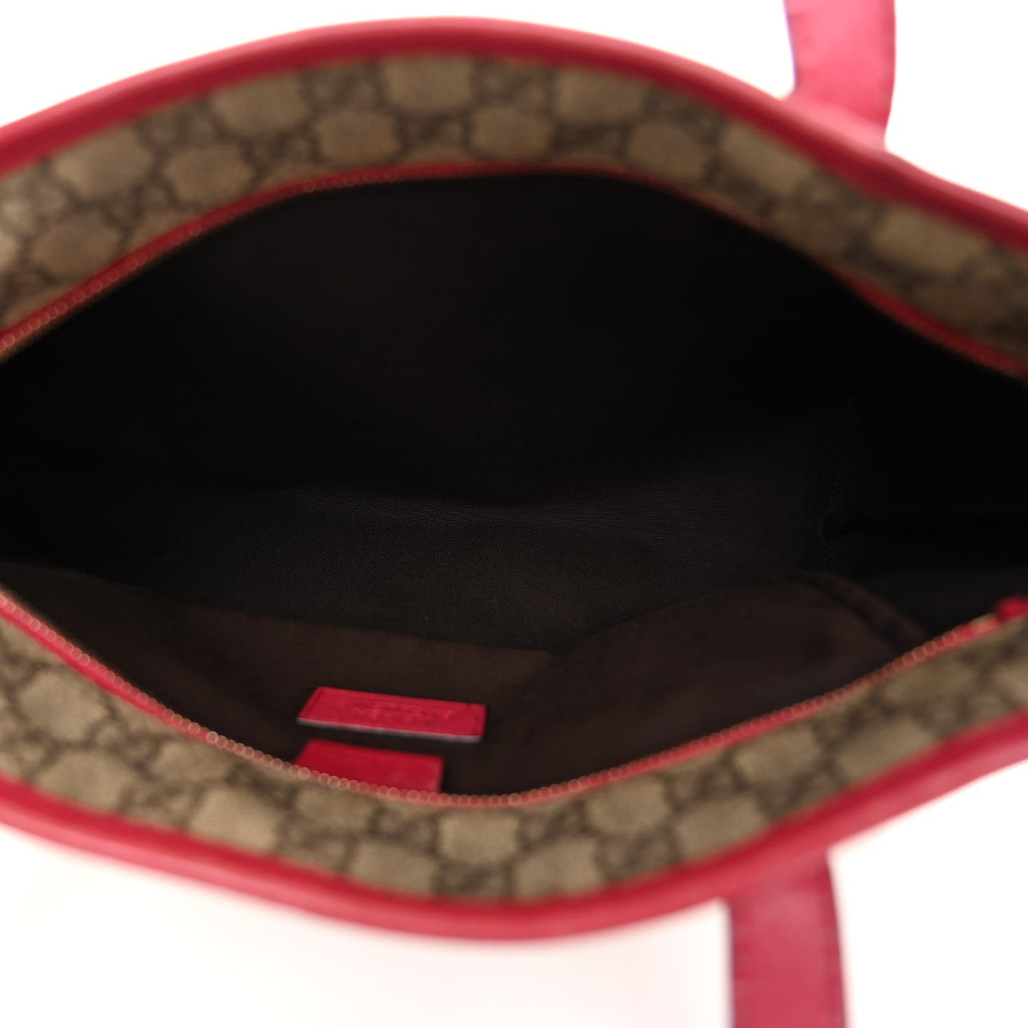 GG Supreme Monogram Small Joy Tote Red