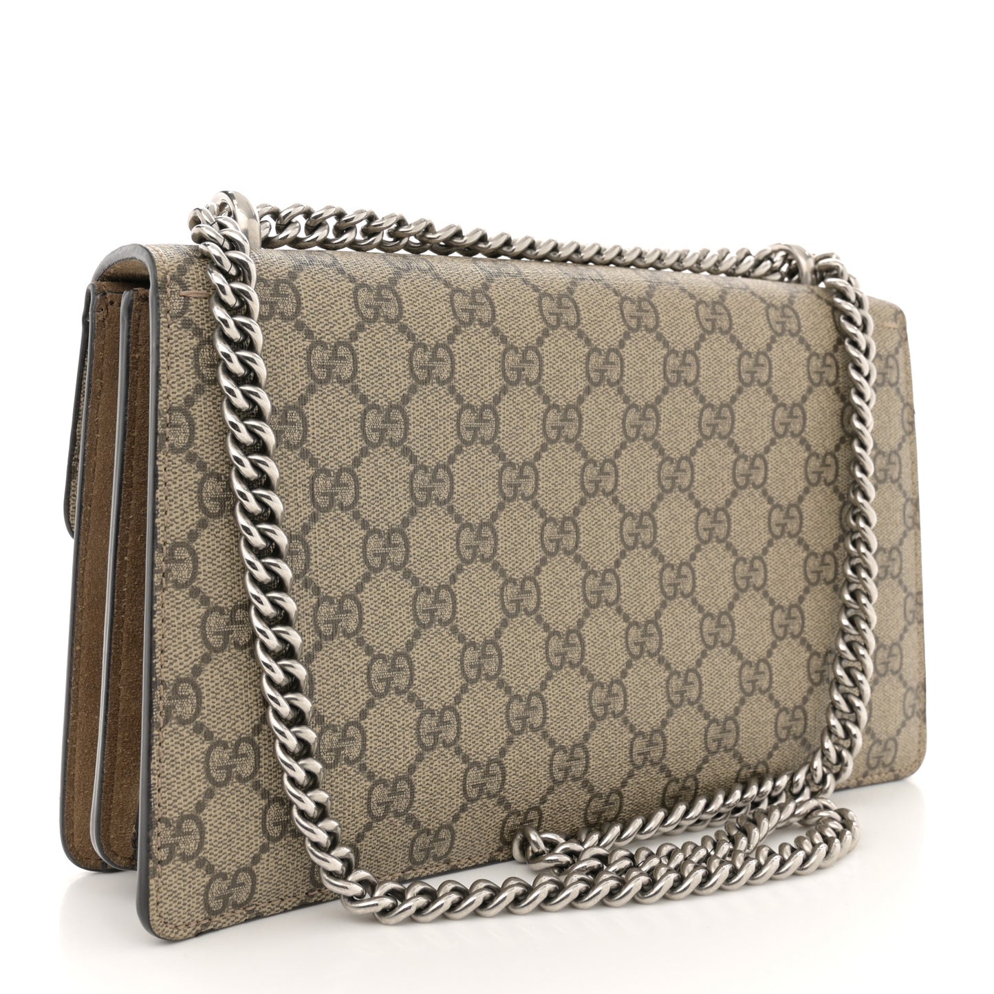 GG Supreme Monogram Small Dionysus Shoulder Bag Taupe