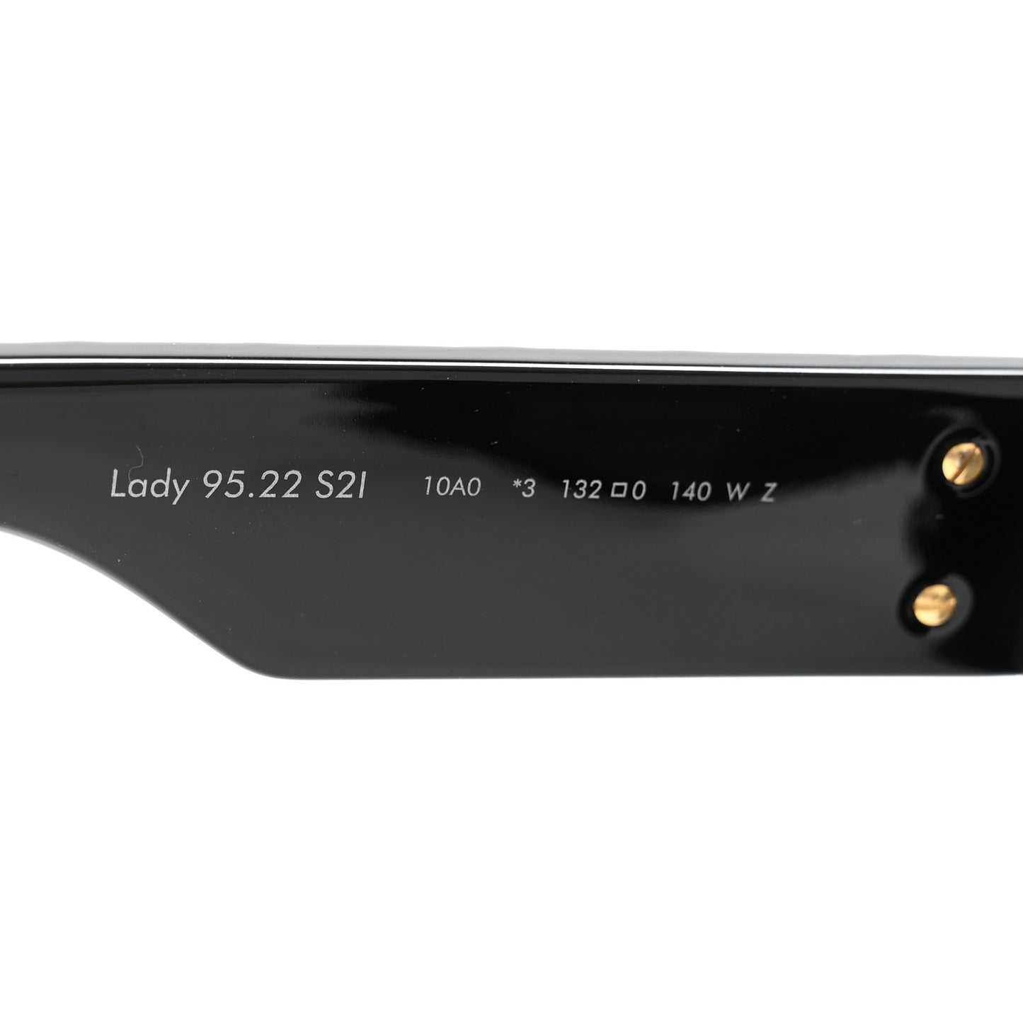 Acetate Cannage Lady 95.22 S21 Sunglasses Black