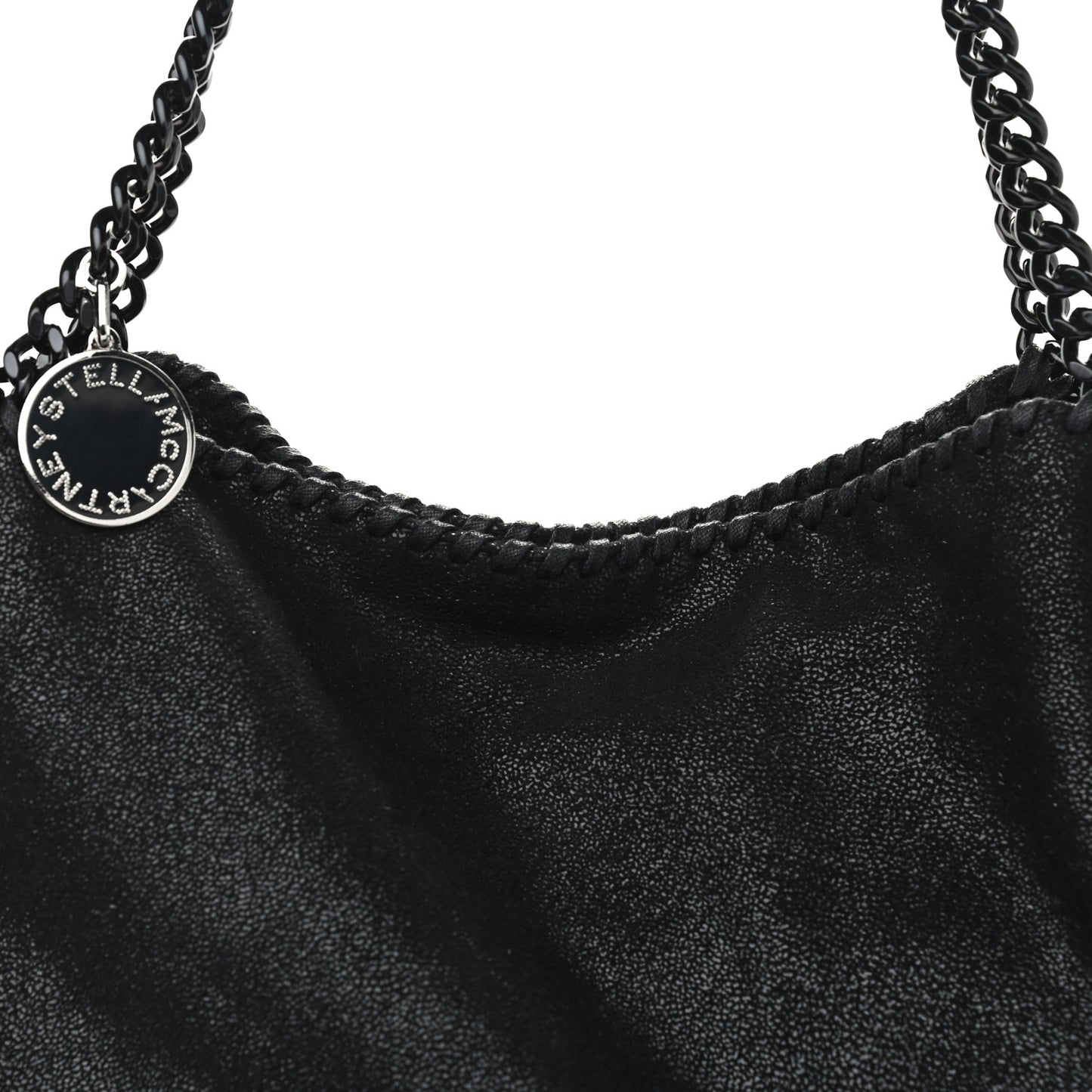 Shaggy Deer Small Falabella Tote Black