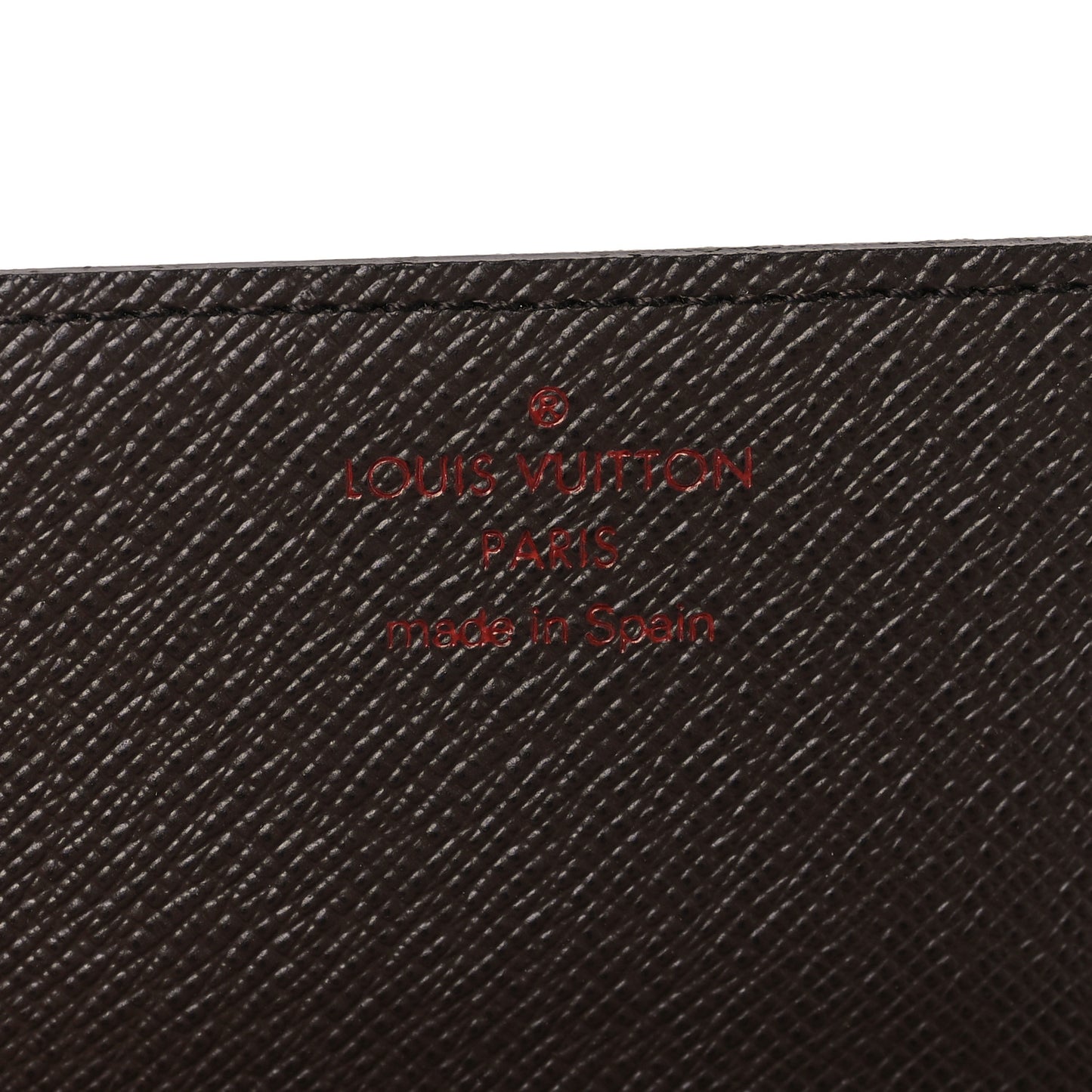 Damier Ebene Business Card Holder