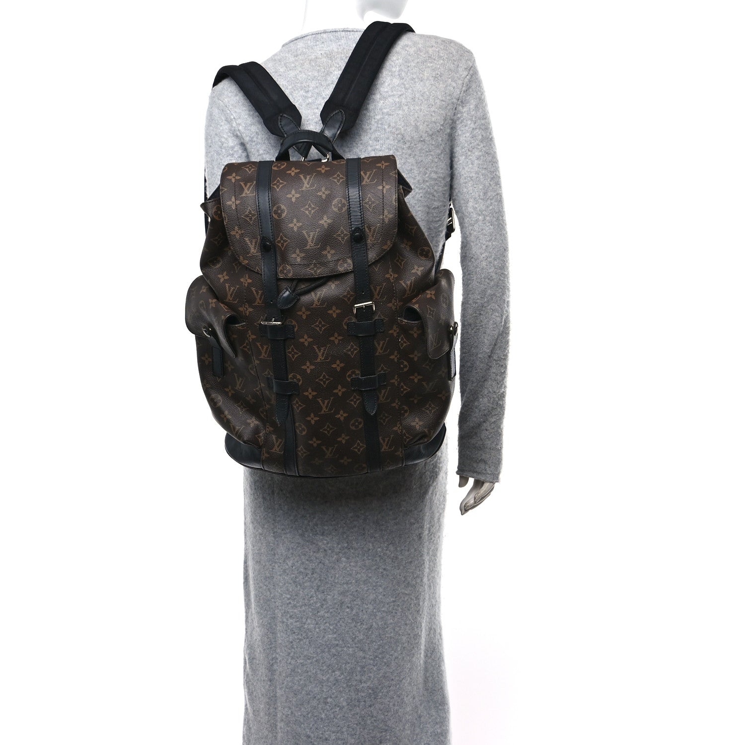 Louis Vuitton Monogram Macassar Christopher PM Backpack 2 of 13