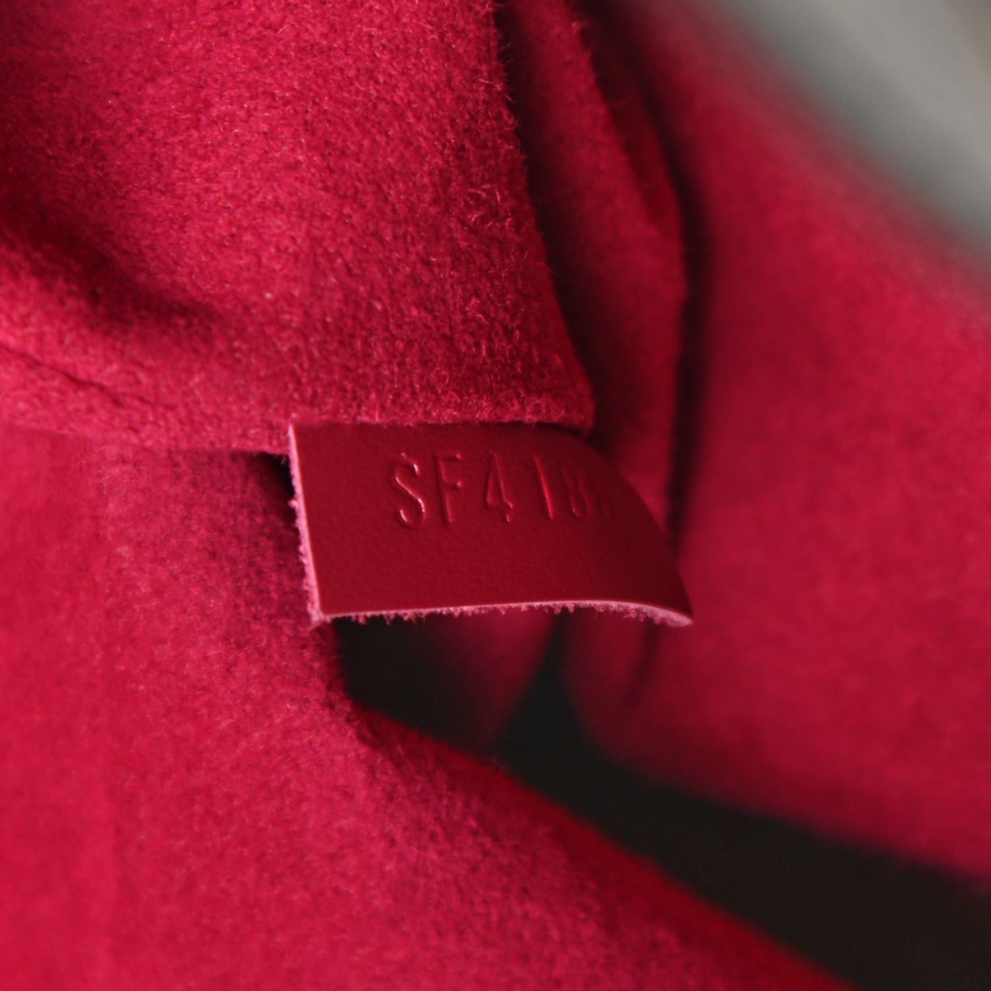 Monogram Pouch Noe Fuchsia