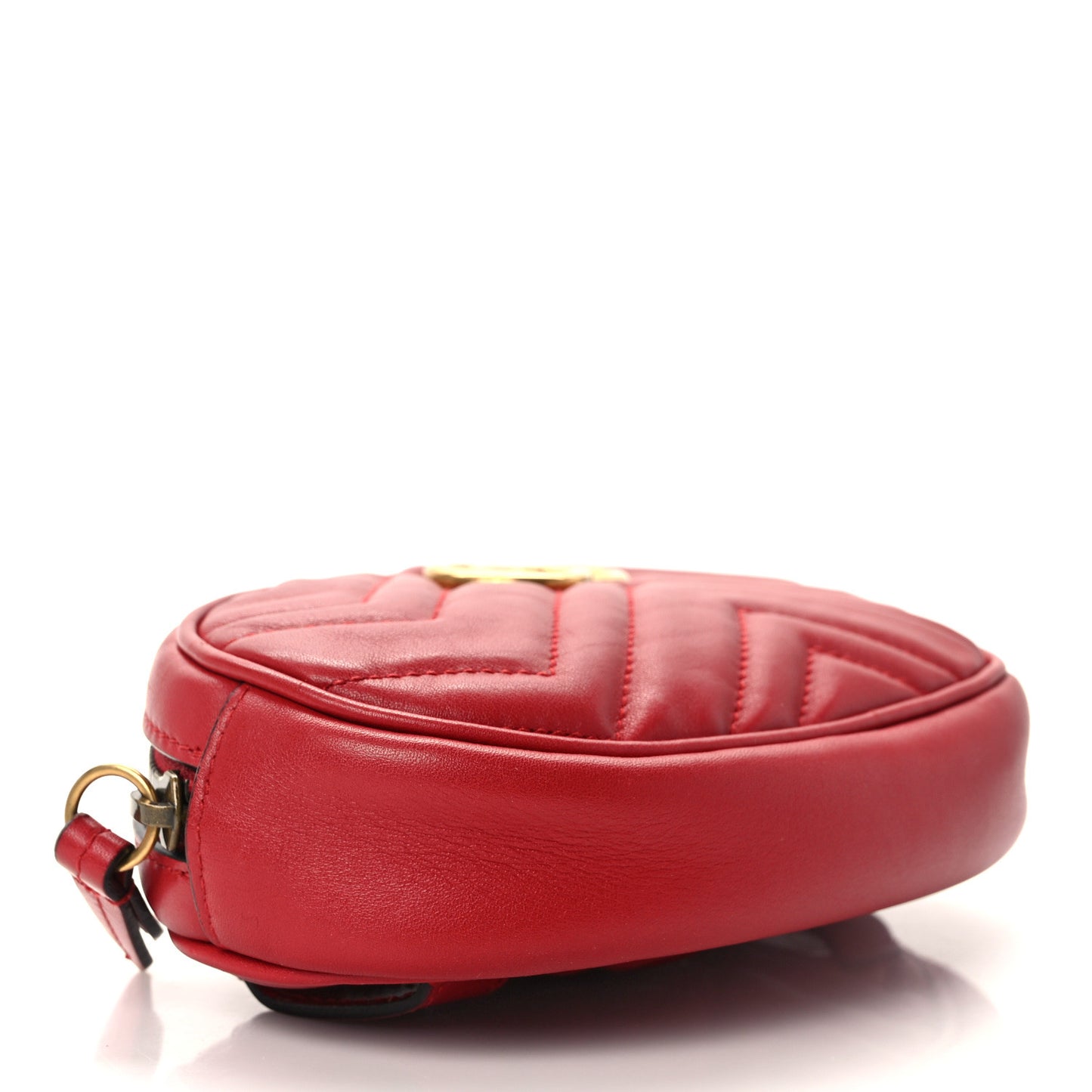 Calfskin Matelasse GG Marmont Belt Bag 75 30 Hibiscus Red