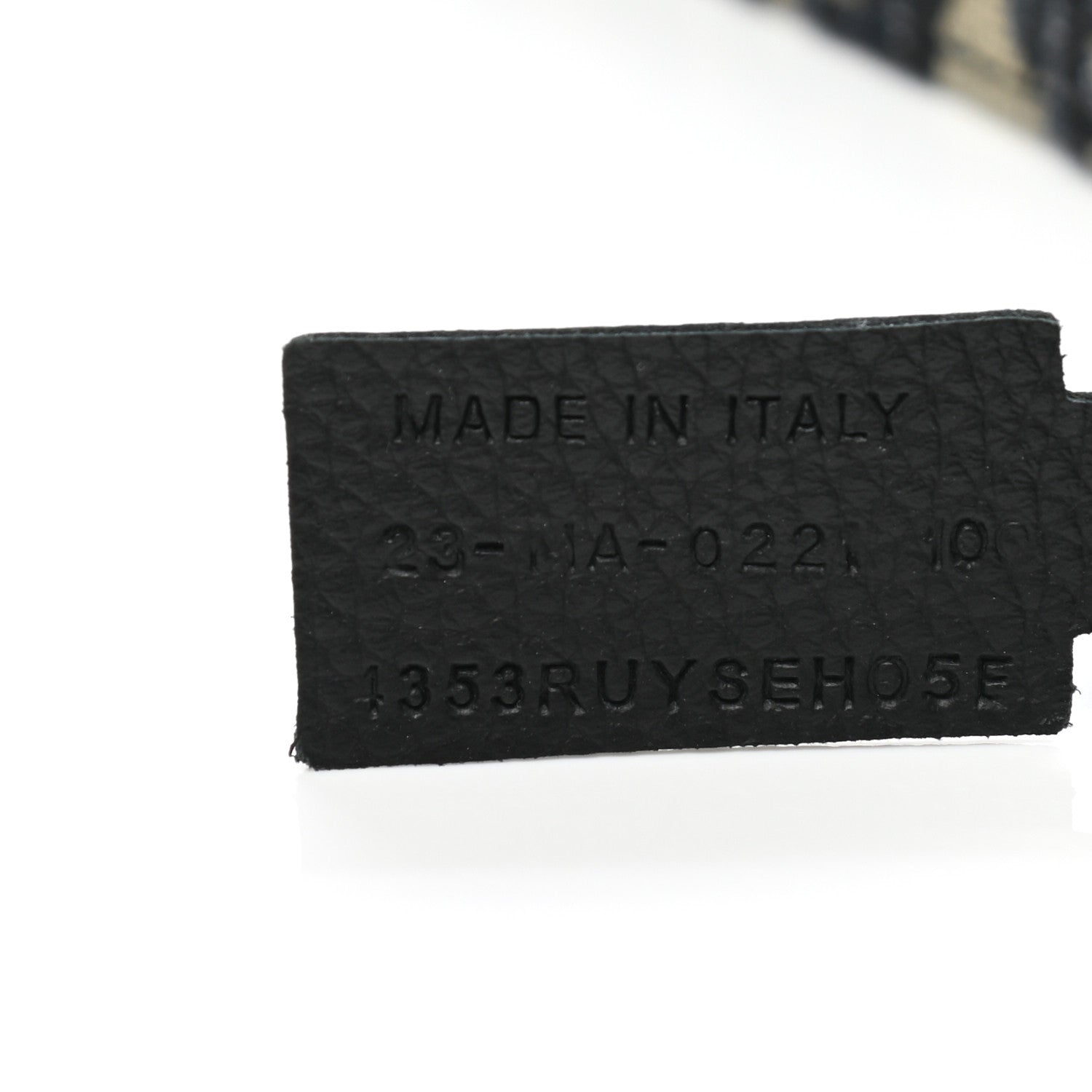 Christian Dior Oblique 35mm Belt 100 Blue Multi 6 of 6