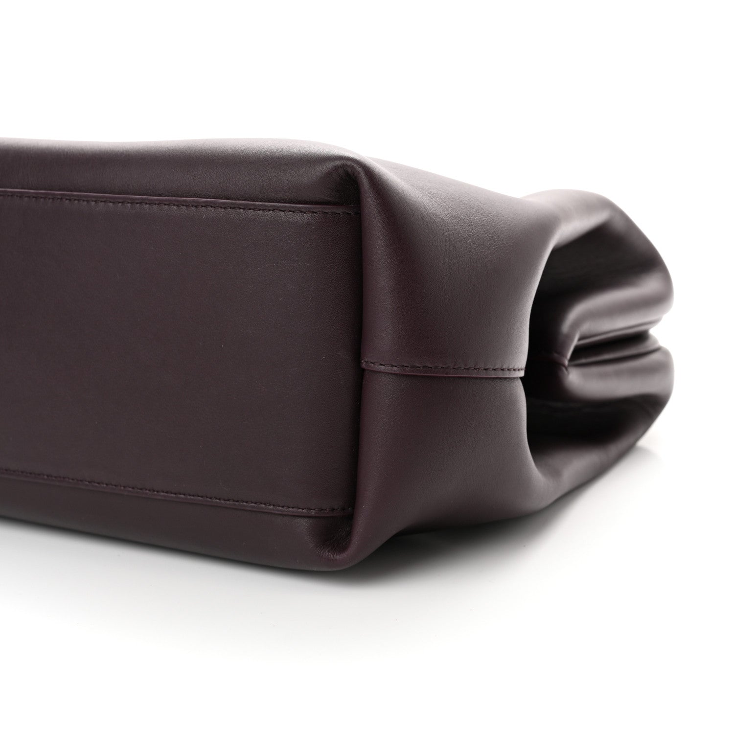 Bottega Veneta Calfskin Medium The Point Triangle Bag Grape 8 of 9