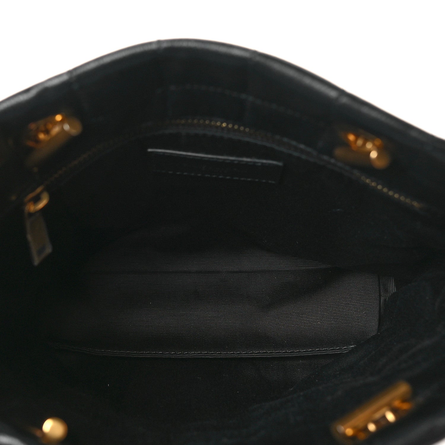 Saint Laurent Lambskin Carre Quilted Mini Shopping Bag Black 5 of 10