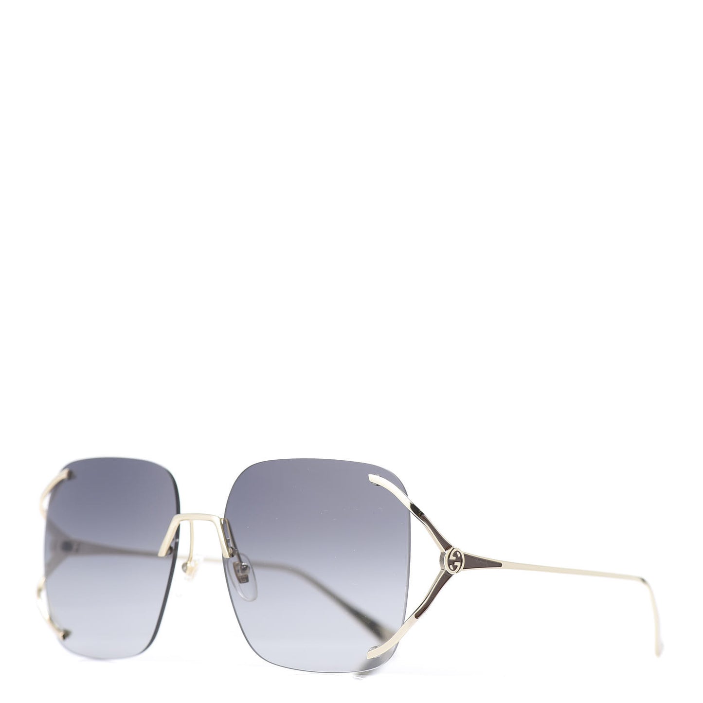 Oversized Sunglasses GG0646S Gold Black